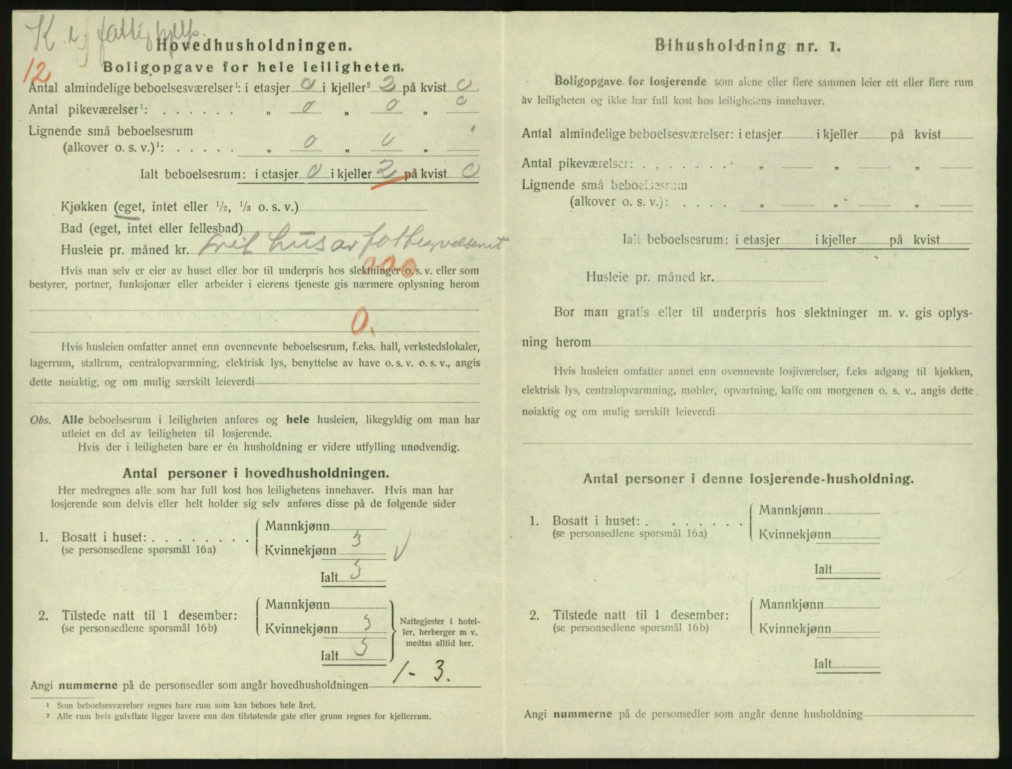 SAK, 1920 census for Arendal, 1920, p. 7853