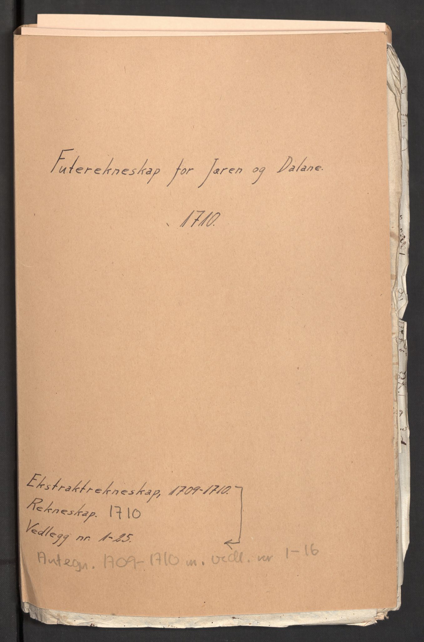 Rentekammeret inntil 1814, Reviderte regnskaper, Fogderegnskap, RA/EA-4092/R46/L2734: Fogderegnskap Jæren og Dalane, 1709-1710, p. 112