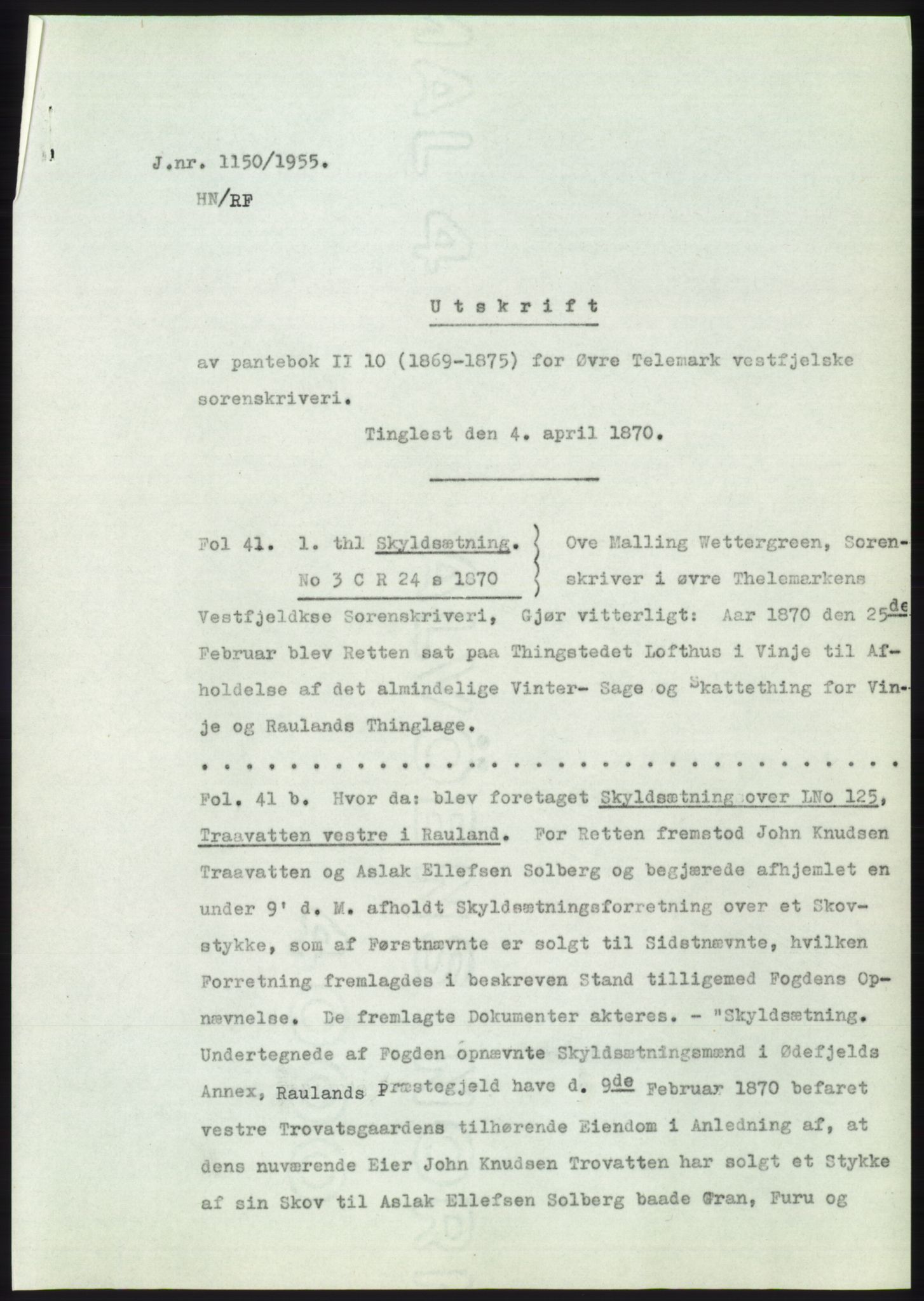 Statsarkivet i Kongsberg, SAKO/A-0001, 1955, p. 419