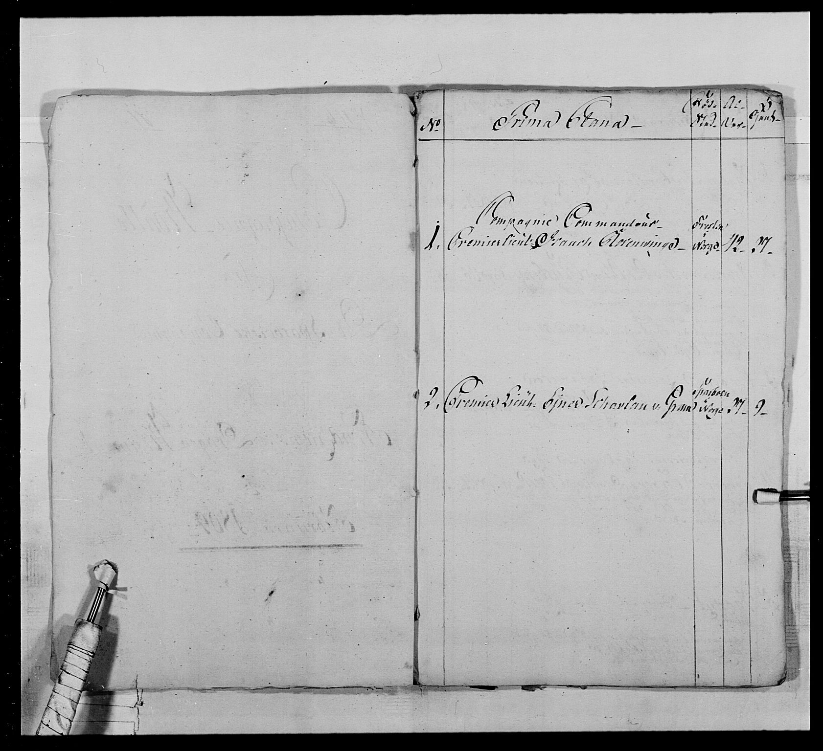 Generalitets- og kommissariatskollegiet, Det kongelige norske kommissariatskollegium, AV/RA-EA-5420/E/Eh/L0022b: Trondheimske dragonregiment, 1809-1811, p. 7