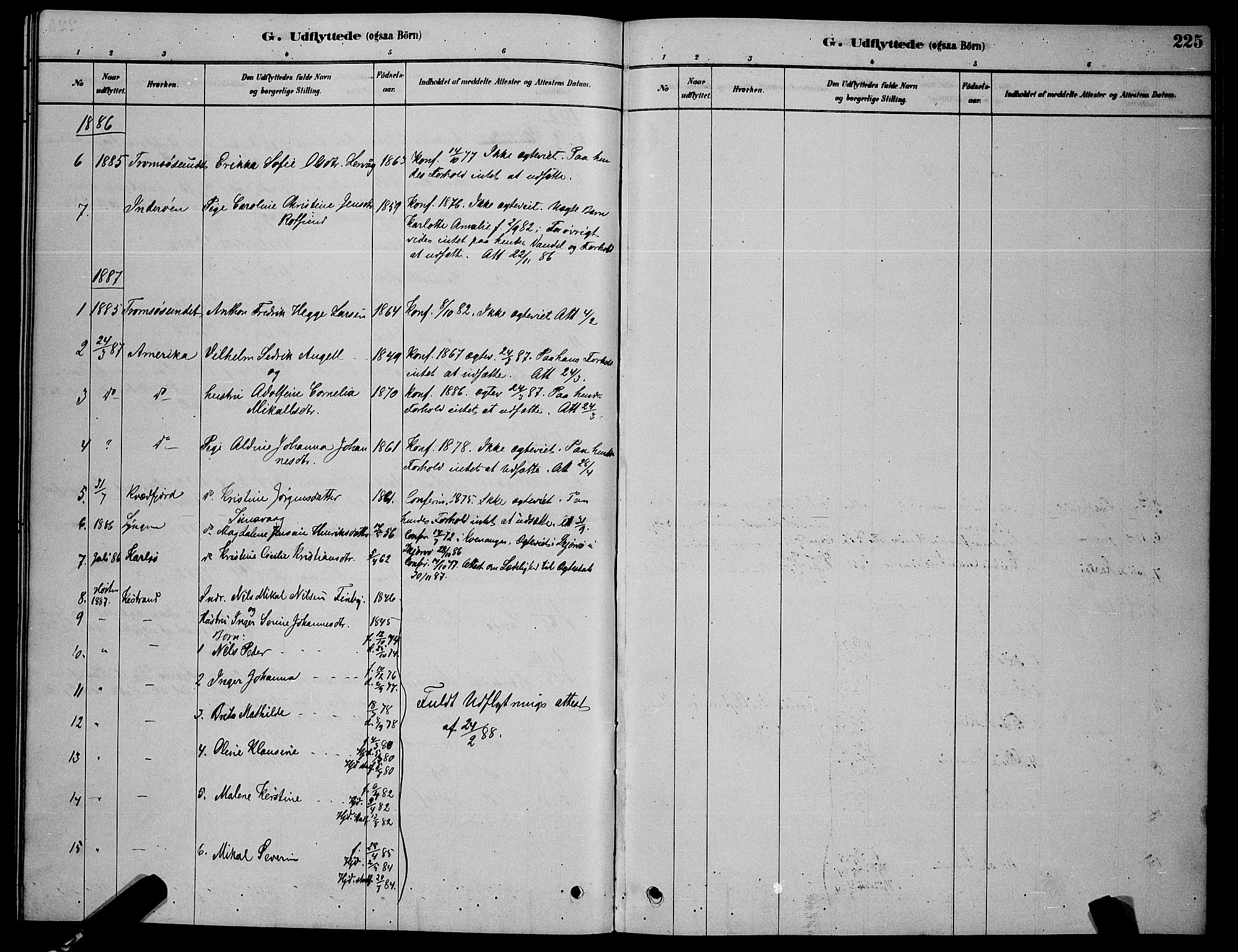 Skjervøy sokneprestkontor, AV/SATØ-S-1300/H/Ha/Hab/L0006klokker: Parish register (copy) no. 6, 1878-1888, p. 225