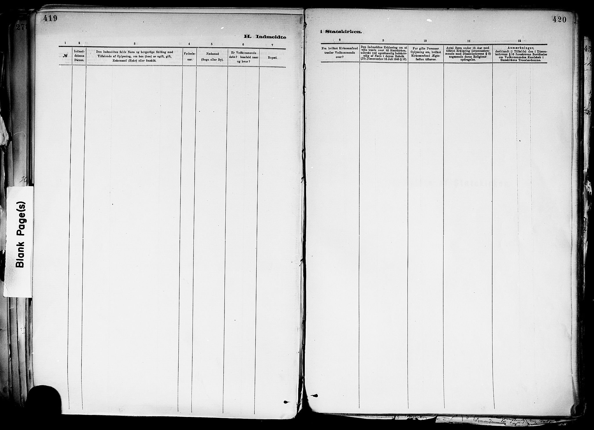 Holla kirkebøker, SAKO/A-272/F/Fa/L0008: Parish register (official) no. 8, 1882-1897, p. 419