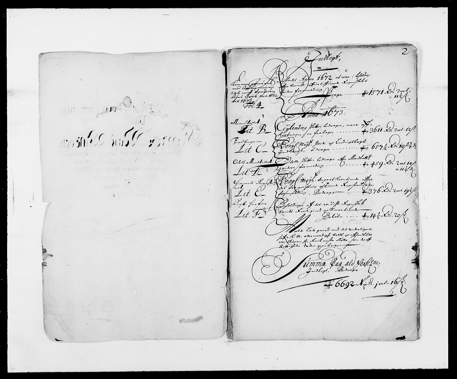 Rentekammeret inntil 1814, Reviderte regnskaper, Fogderegnskap, RA/EA-4092/R46/L2714: Fogderegnskap Jæren og Dalane, 1673-1674, p. 2