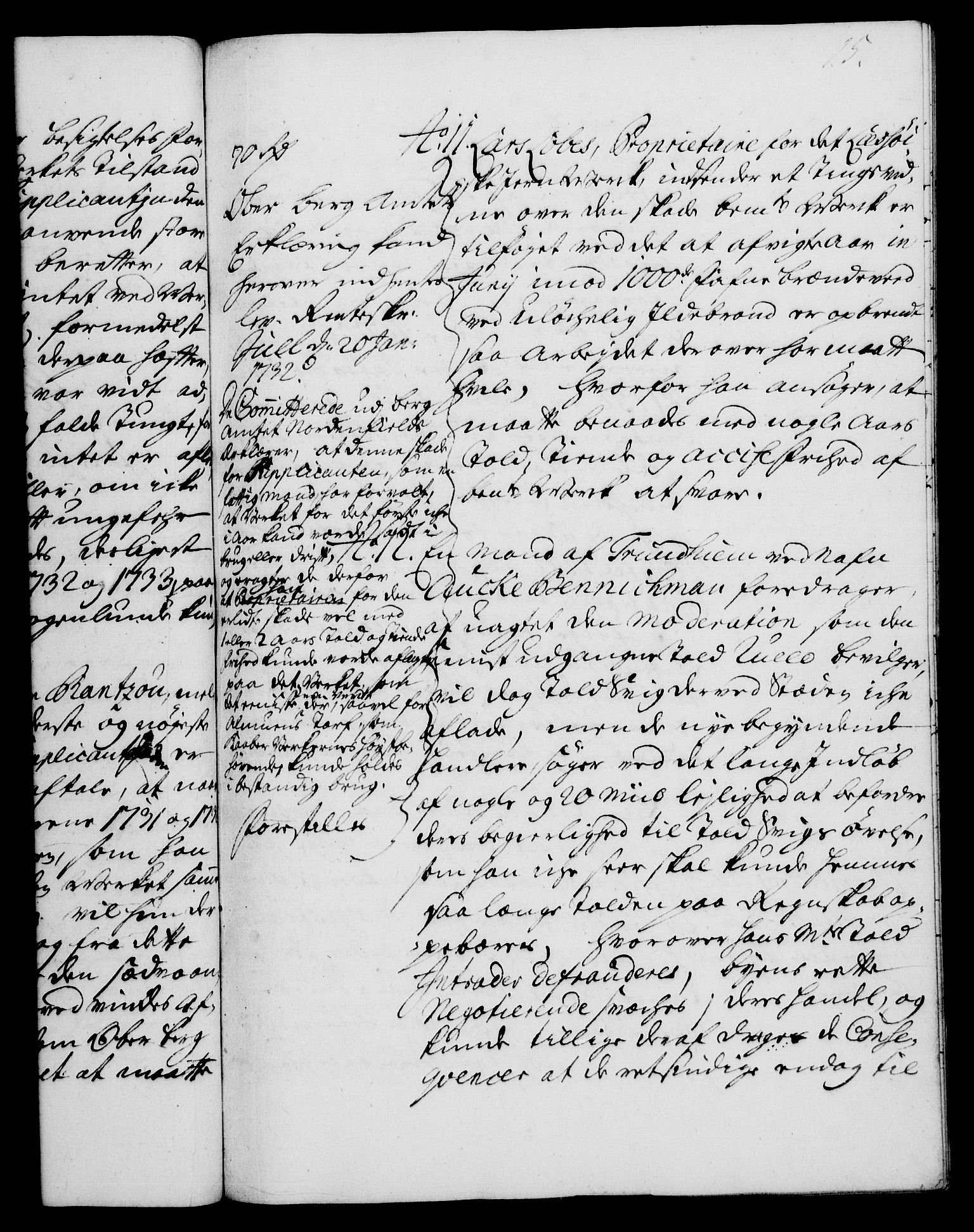 Rentekammeret, Kammerkanselliet, RA/EA-3111/G/Gh/Gha/L0015: Norsk ekstraktmemorialprotokoll (merket RK 53.60), 1733, p. 15