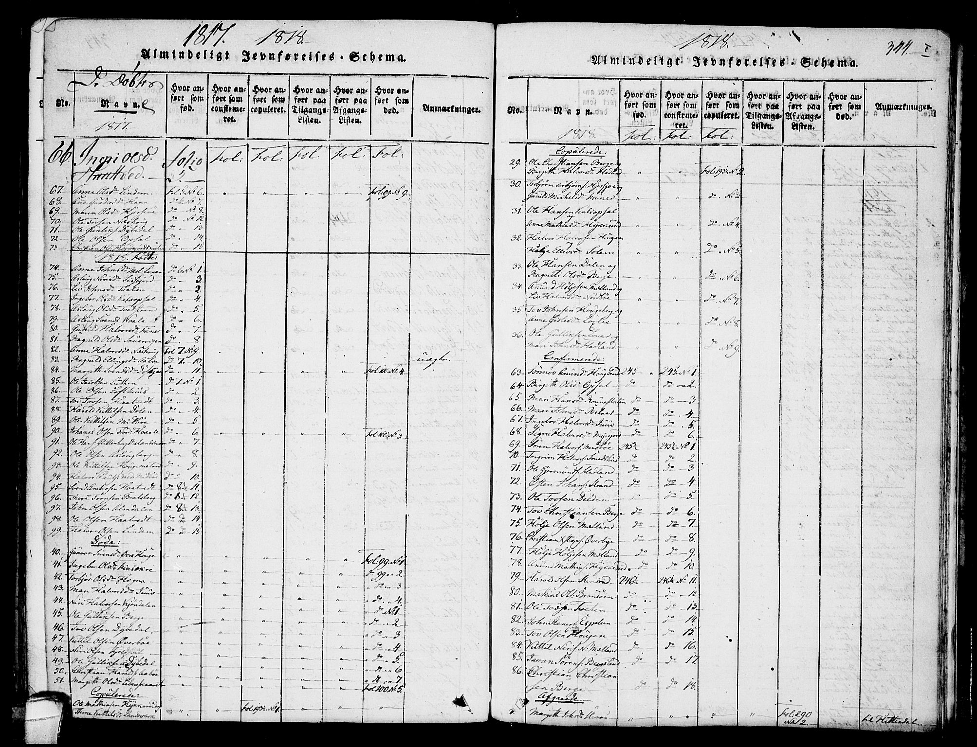 Hjartdal kirkebøker, SAKO/A-270/F/Fa/L0007: Parish register (official) no. I 7, 1815-1843, p. 344