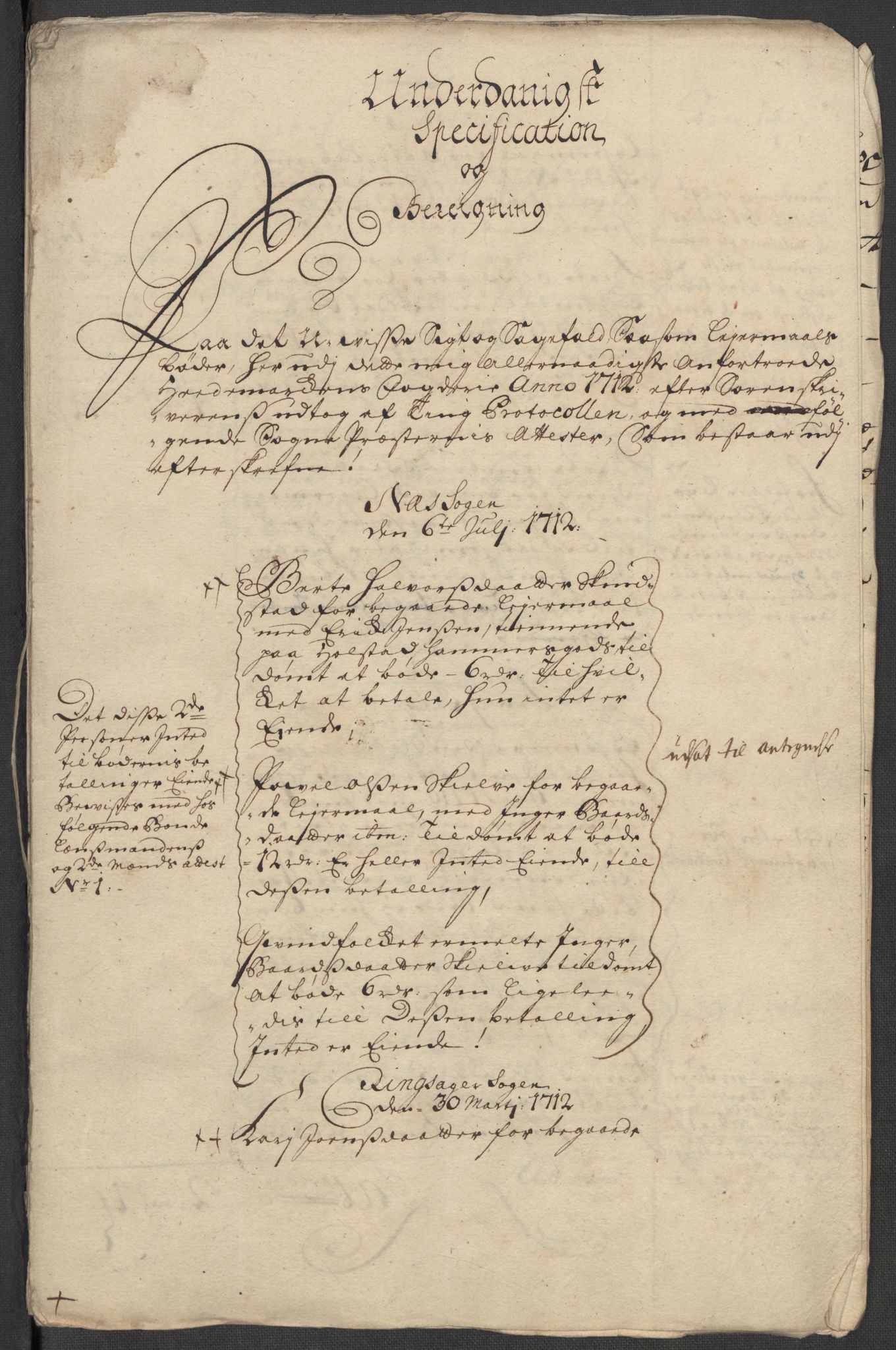 Rentekammeret inntil 1814, Reviderte regnskaper, Fogderegnskap, RA/EA-4092/R16/L1049: Fogderegnskap Hedmark, 1712, p. 174