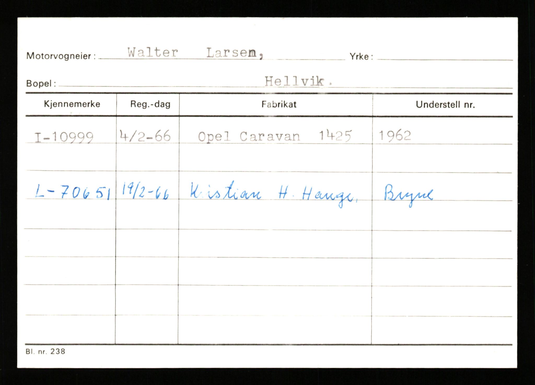 Stavanger trafikkstasjon, SAST/A-101942/0/G/L0003: Registreringsnummer: 10466 - 15496, 1930-1971, p. 531