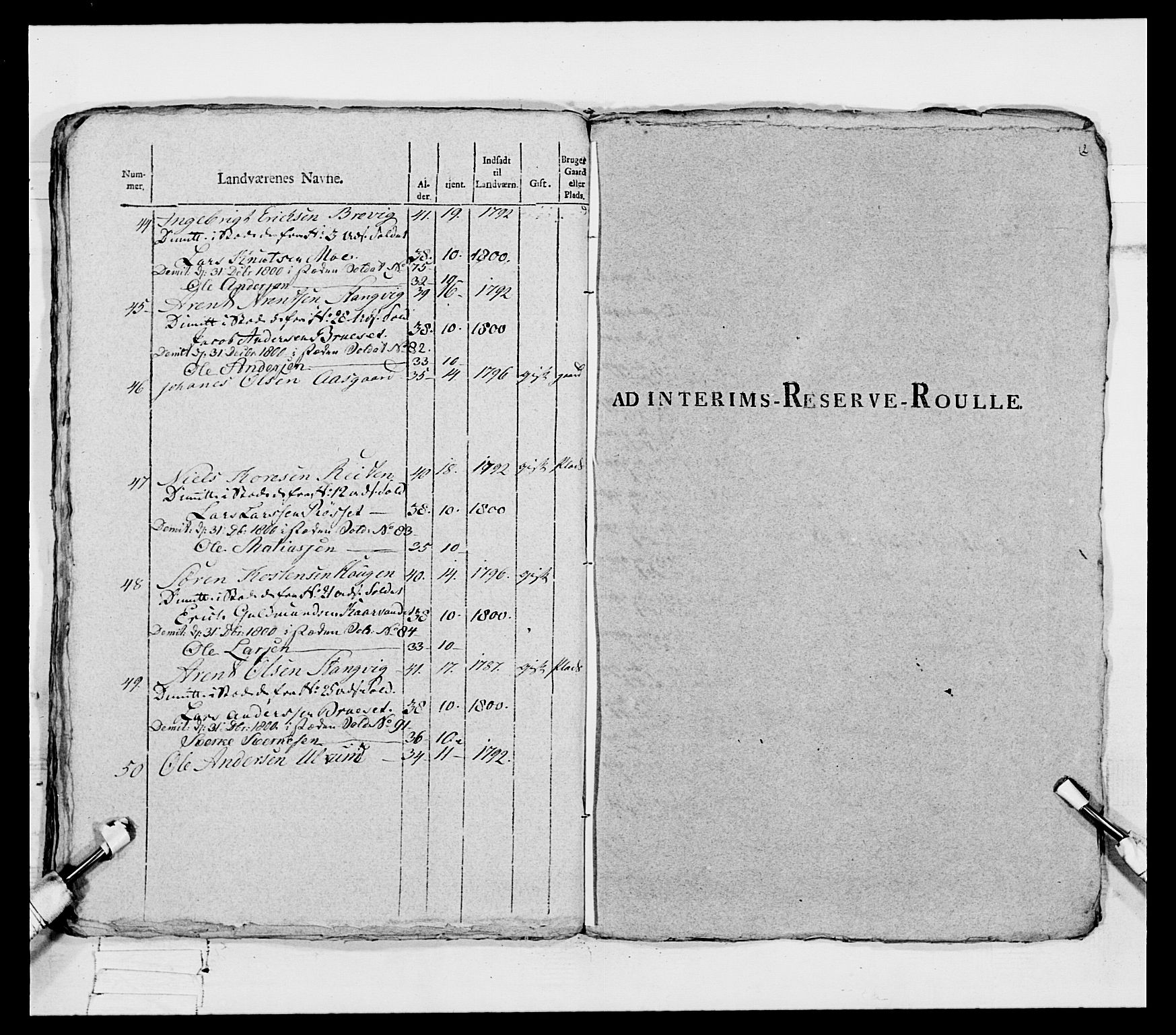 Generalitets- og kommissariatskollegiet, Det kongelige norske kommissariatskollegium, AV/RA-EA-5420/E/Eh/L0080: 2. Trondheimske nasjonale infanteriregiment, 1792-1800, p. 299