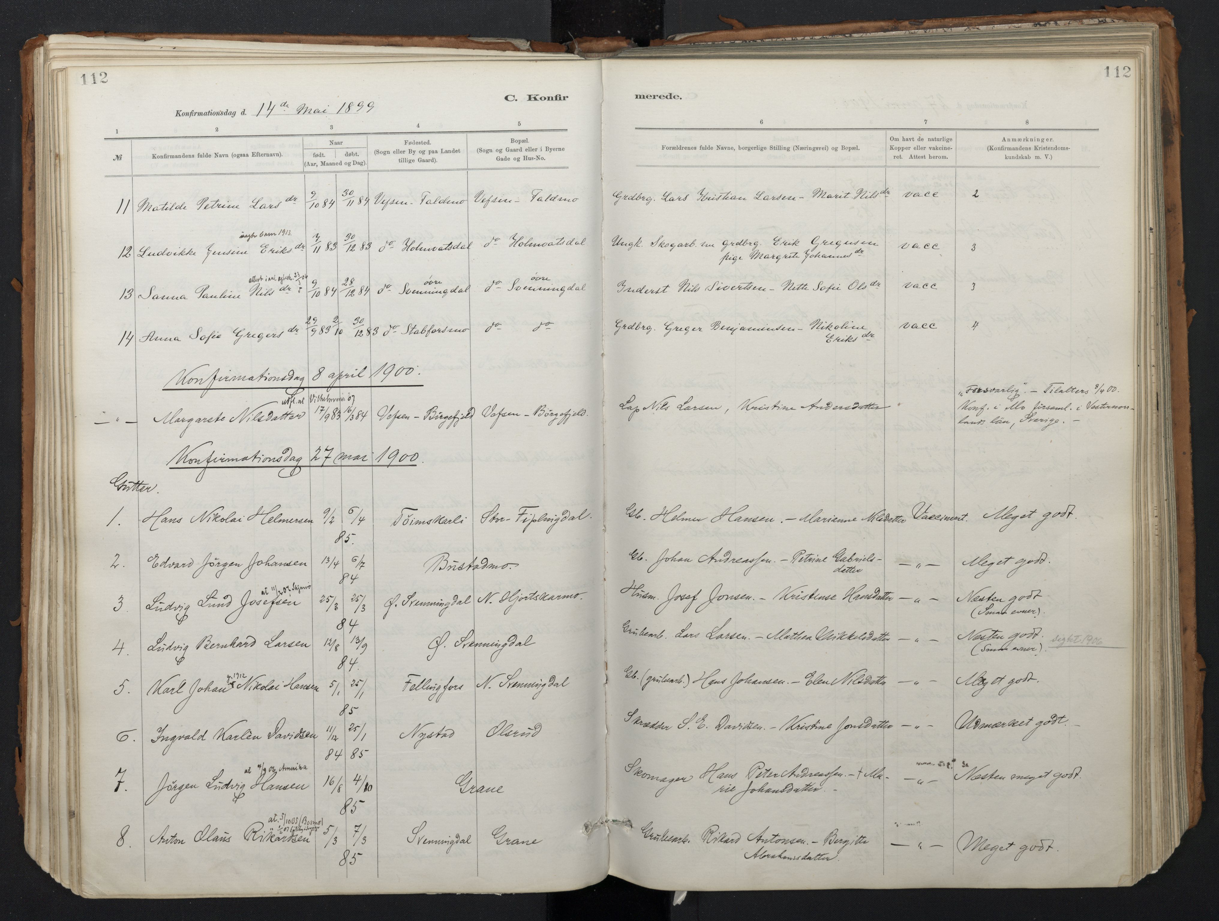Ministerialprotokoller, klokkerbøker og fødselsregistre - Nordland, SAT/A-1459/824/L0338: Parish register (official) no. 824A01, 1880-1915, p. 112