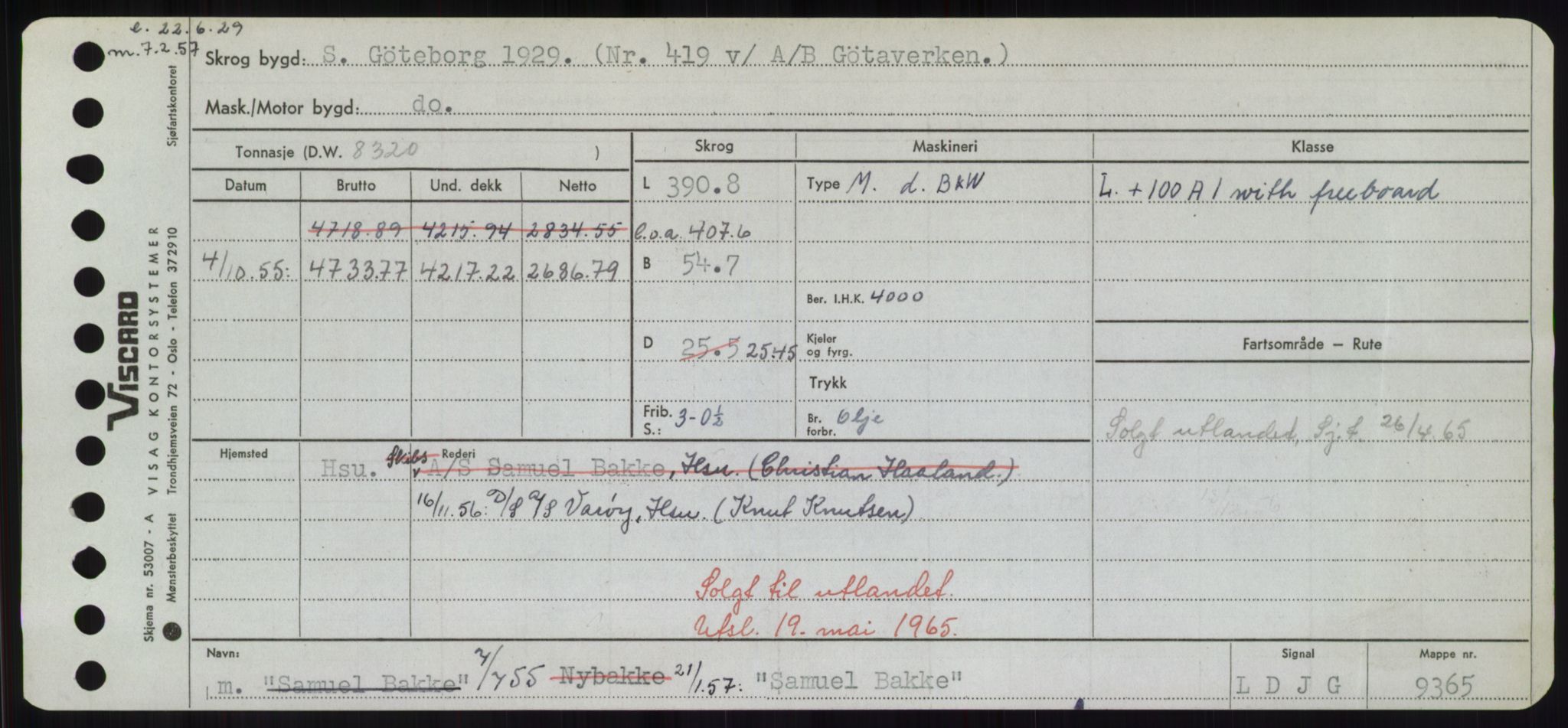 Sjøfartsdirektoratet med forløpere, Skipsmålingen, RA/S-1627/H/Hd/L0031: Fartøy, Rju-Sam, p. 679