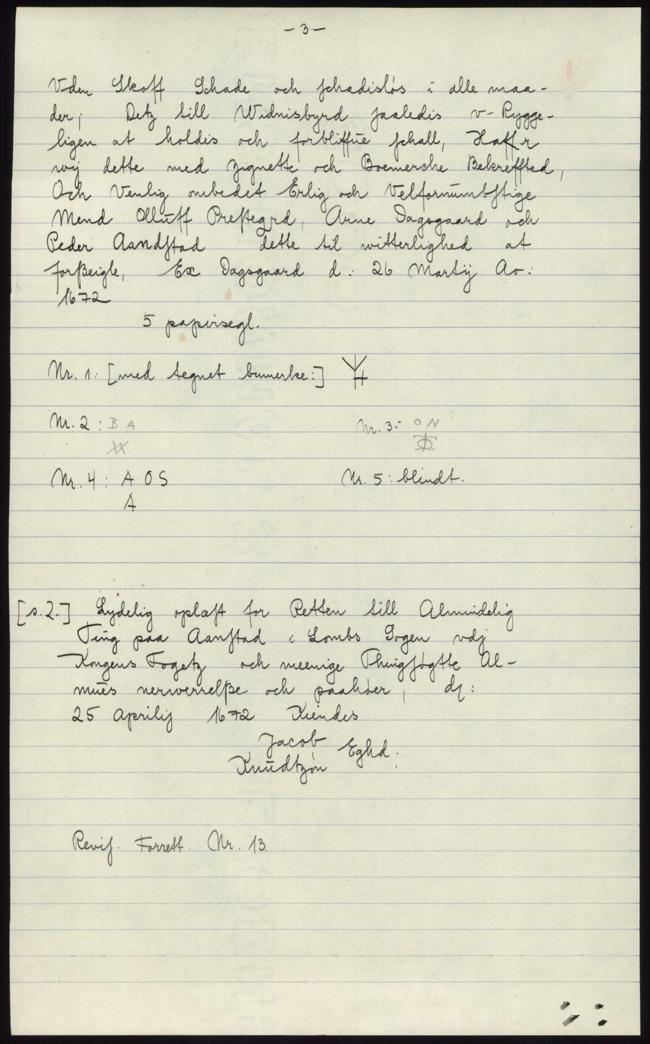 Samlinger til kildeutgivelse, Diplomavskriftsamlingen, RA/EA-4053/H/Ha, p. 2411