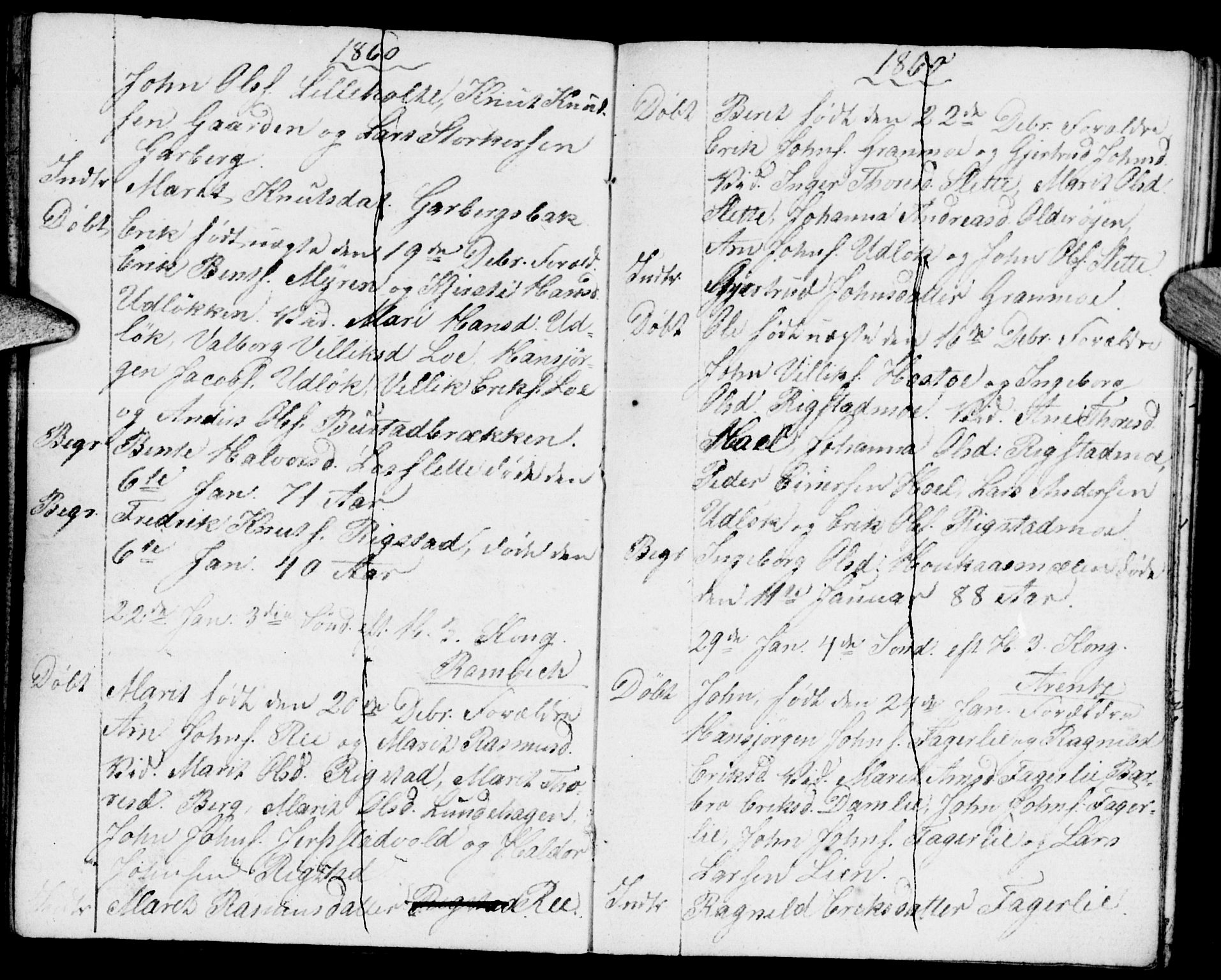 Meldal sokneprestkontor, AV/SAT-A-1123/1/I/I1/I1f/L0008: Parish register draft no. 672I1F, 1827-1866