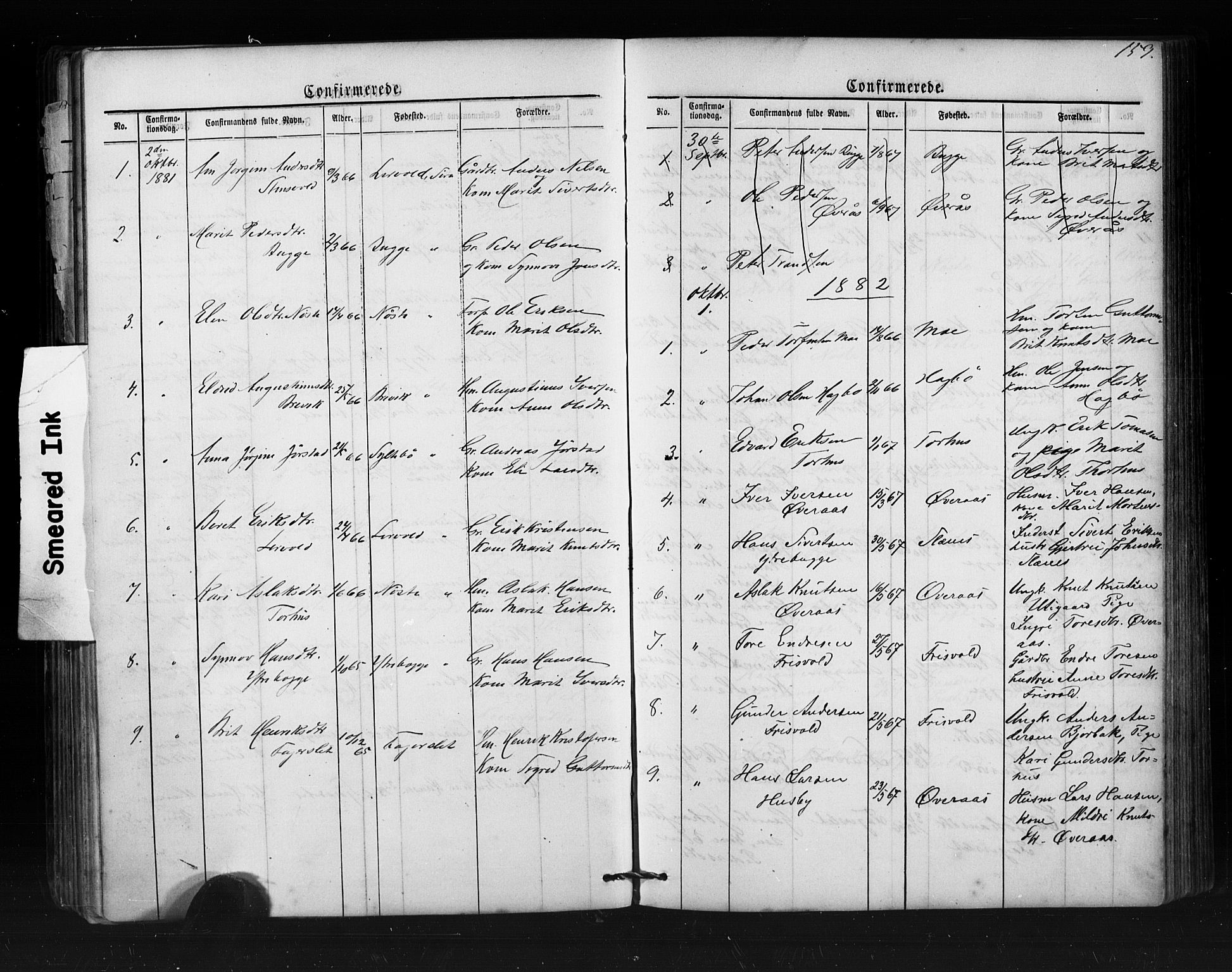 Ministerialprotokoller, klokkerbøker og fødselsregistre - Møre og Romsdal, AV/SAT-A-1454/552/L0638: Parish register (copy) no. 552C01, 1867-1902, p. 159