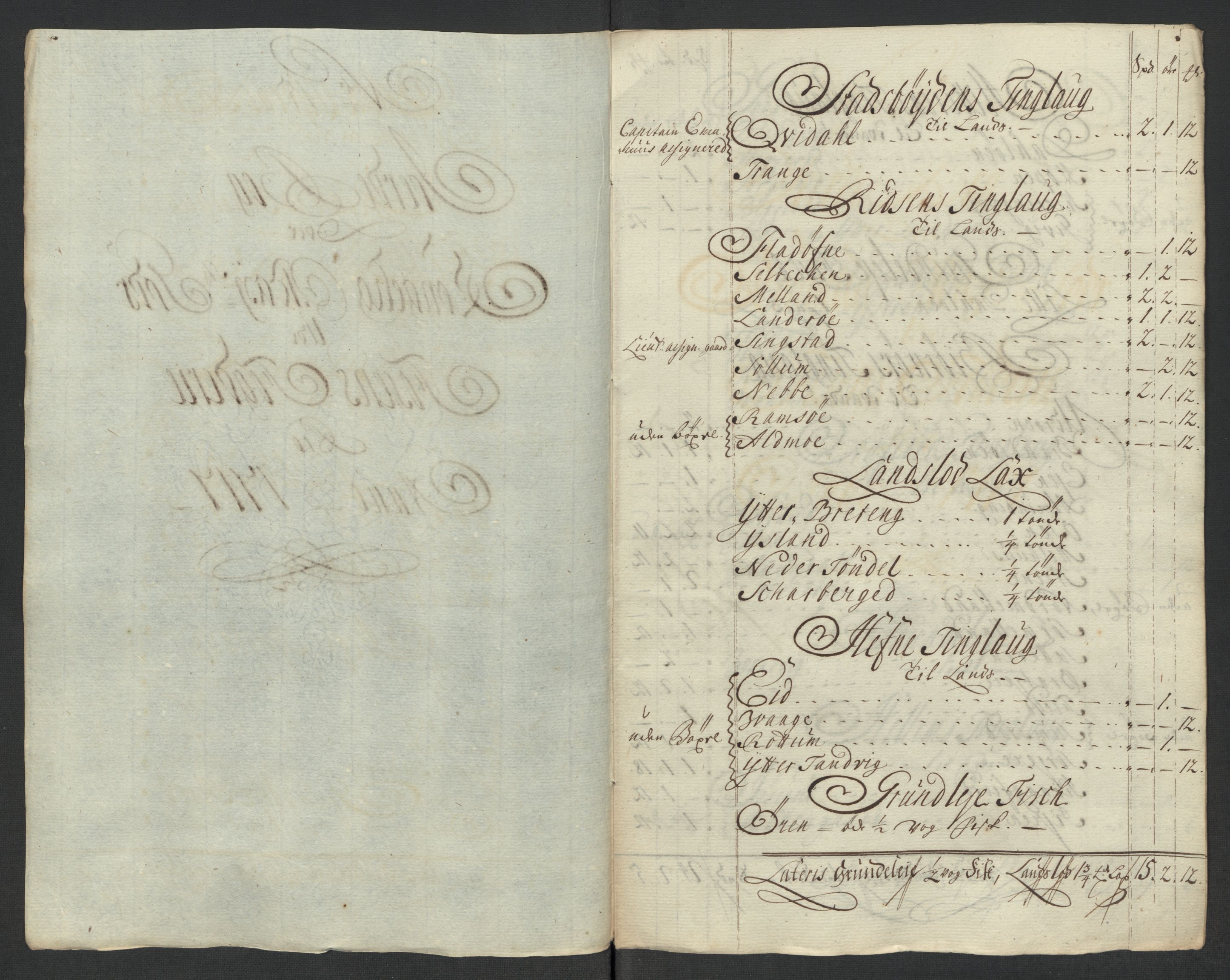 Rentekammeret inntil 1814, Reviderte regnskaper, Fogderegnskap, AV/RA-EA-4092/R57/L3865: Fogderegnskap Fosen, 1717, p. 164