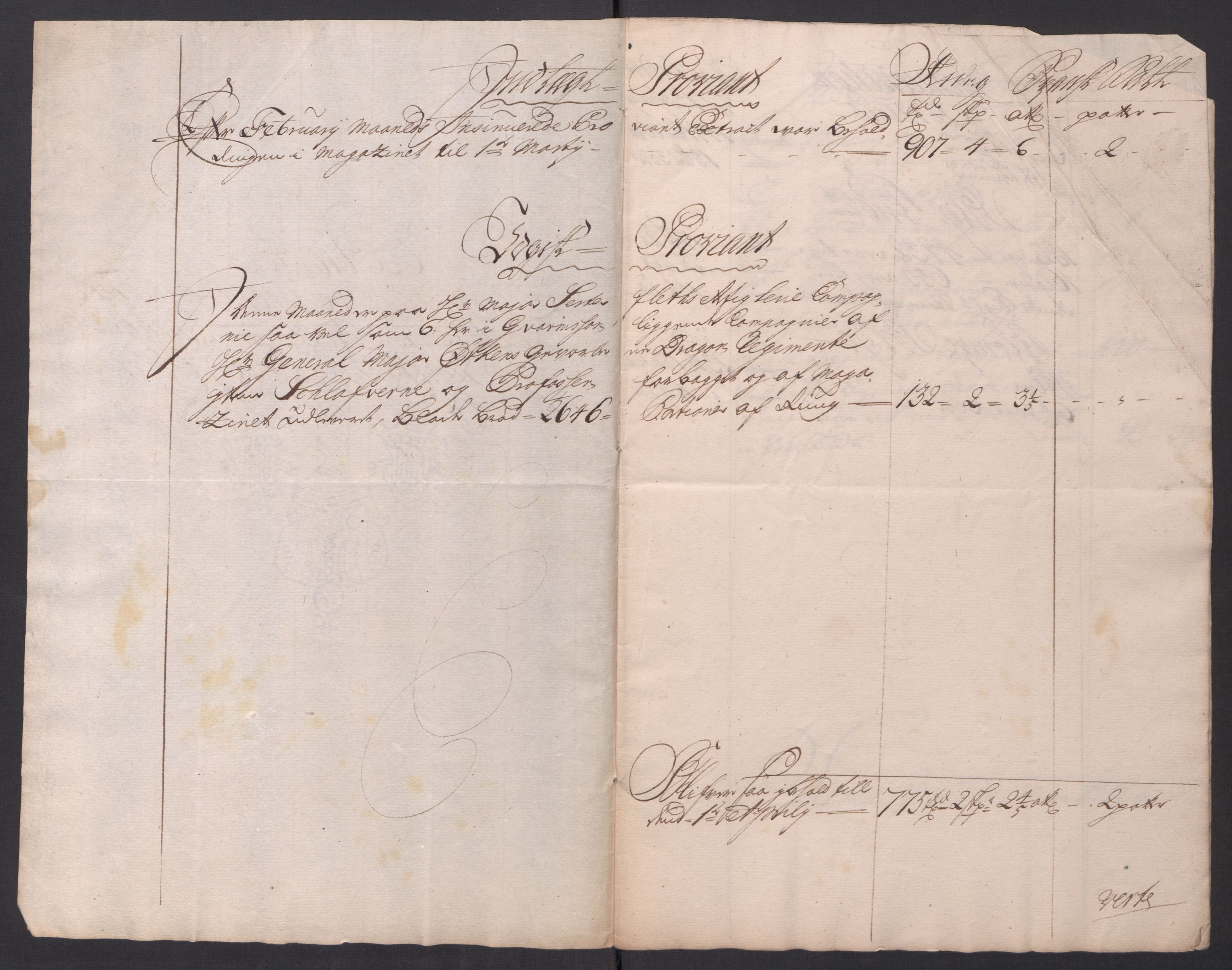 Kommanderende general (KG I) med Det norske krigsdirektorium, AV/RA-EA-5419/D/L0154: Fredriksten festning: Brev, inventarfortegnelser og regnskapsekstrakter, 1730-1739, p. 84