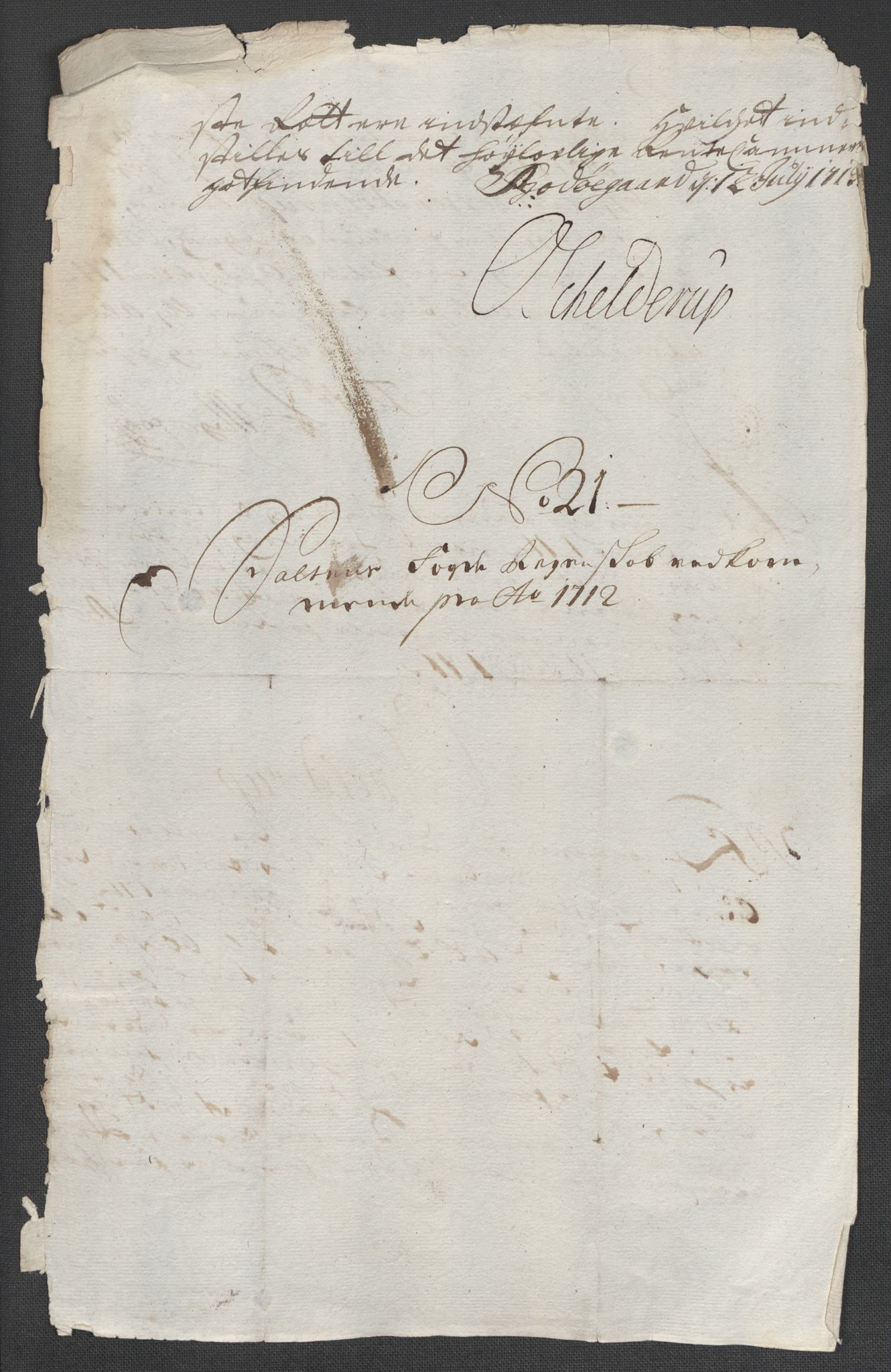 Rentekammeret inntil 1814, Reviderte regnskaper, Fogderegnskap, AV/RA-EA-4092/R66/L4582: Fogderegnskap Salten, 1711-1712, p. 404