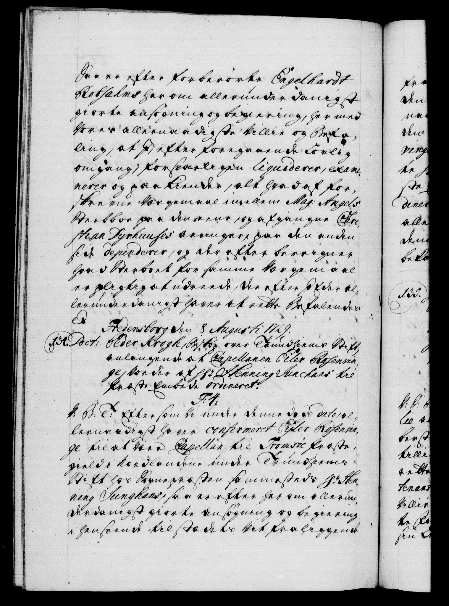 Danske Kanselli 1572-1799, AV/RA-EA-3023/F/Fc/Fca/Fcab/L0024: Norske tegnelser, 1728-1730, p. 449b