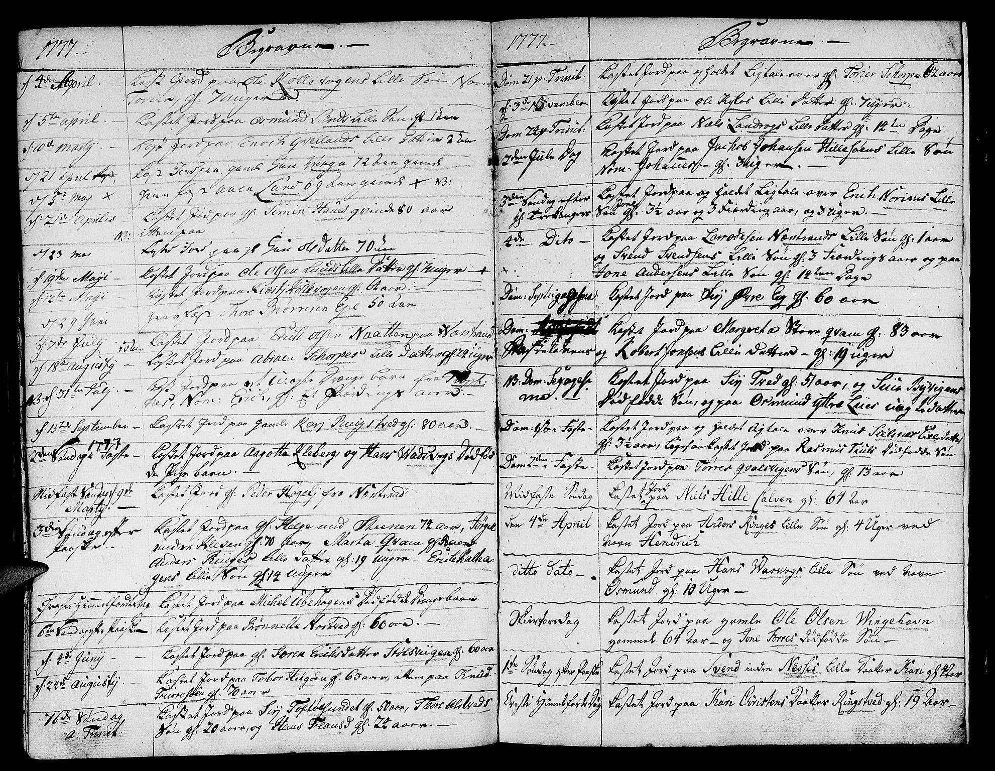 Nedstrand sokneprestkontor, SAST/A-101841/01/IV: Parish register (official) no. A 3, 1764-1779