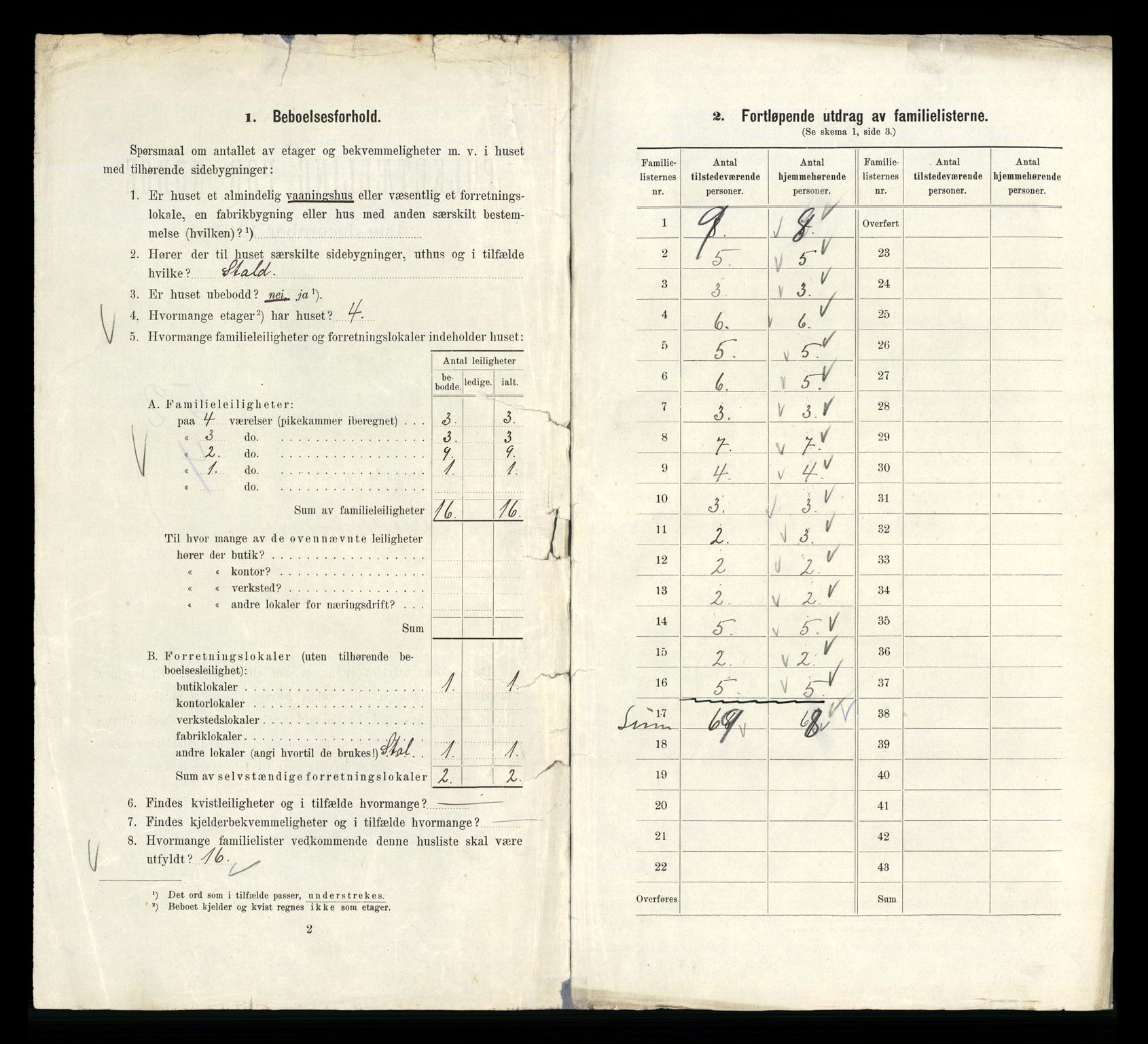 RA, 1910 census for Kristiania, 1910, p. 80234