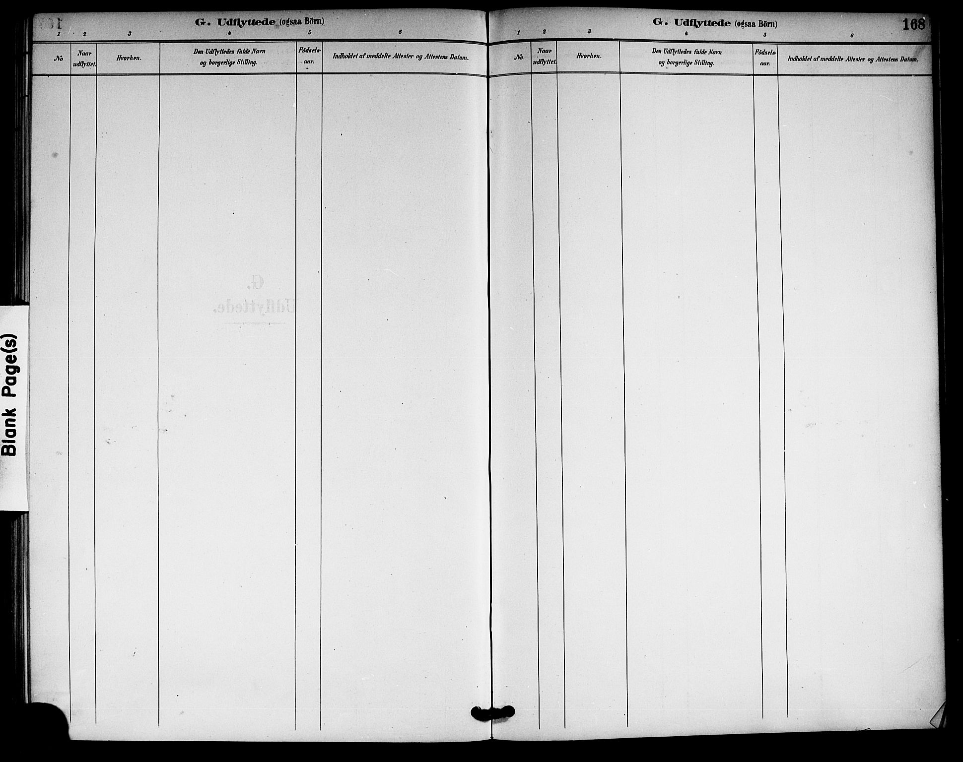 Gransherad kirkebøker, SAKO/A-267/G/Gb/L0003: Parish register (copy) no. II 3, 1887-1921, p. 168