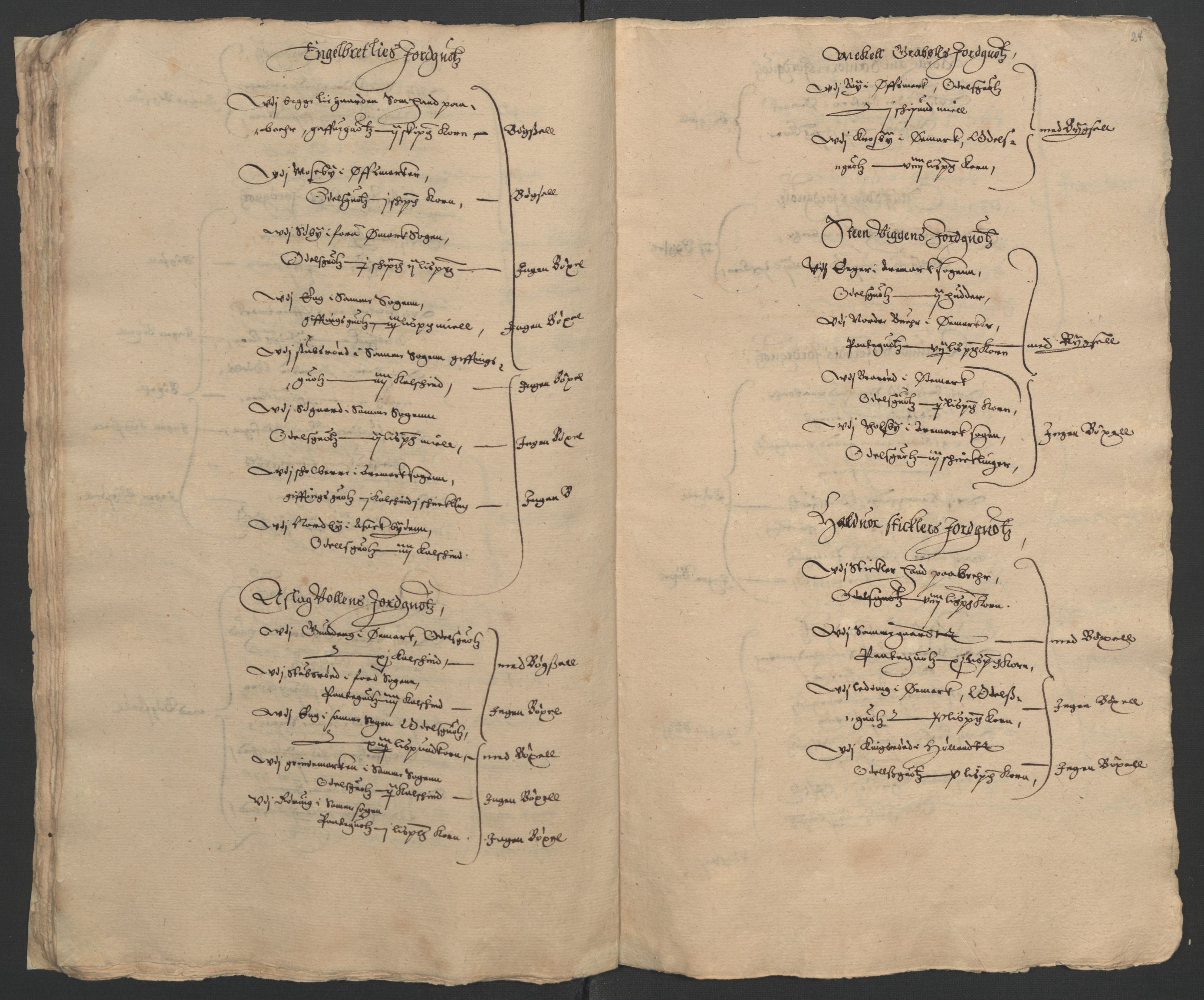 Stattholderembetet 1572-1771, RA/EA-2870/Ek/L0009/0001: Jordebøker til utlikning av rosstjeneste 1624-1626: / Odelsjordebøker for noen vikværske len, 1624-1626, p. 56