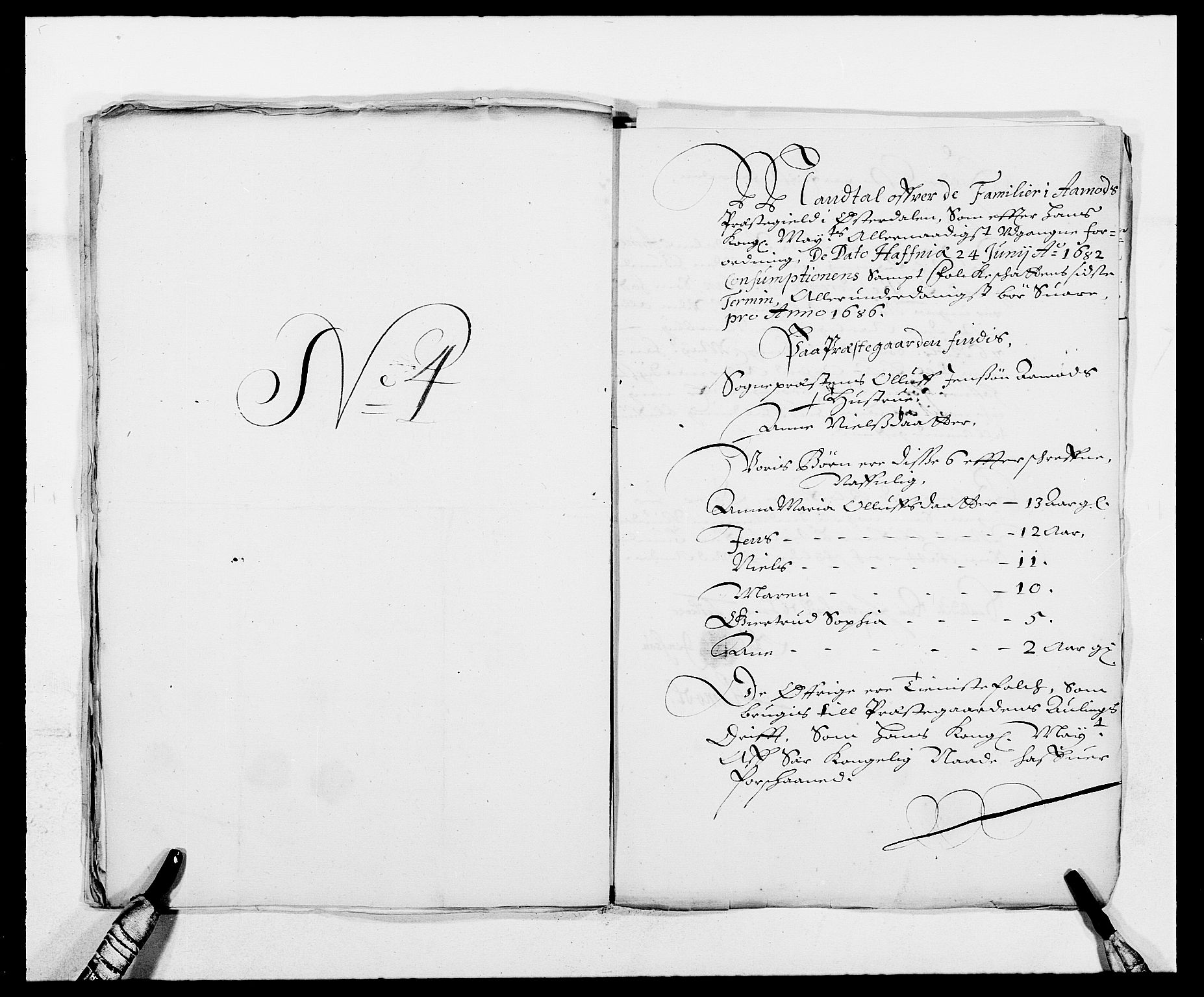 Rentekammeret inntil 1814, Reviderte regnskaper, Fogderegnskap, AV/RA-EA-4092/R13/L0823: Fogderegnskap Solør, Odal og Østerdal, 1686, p. 243
