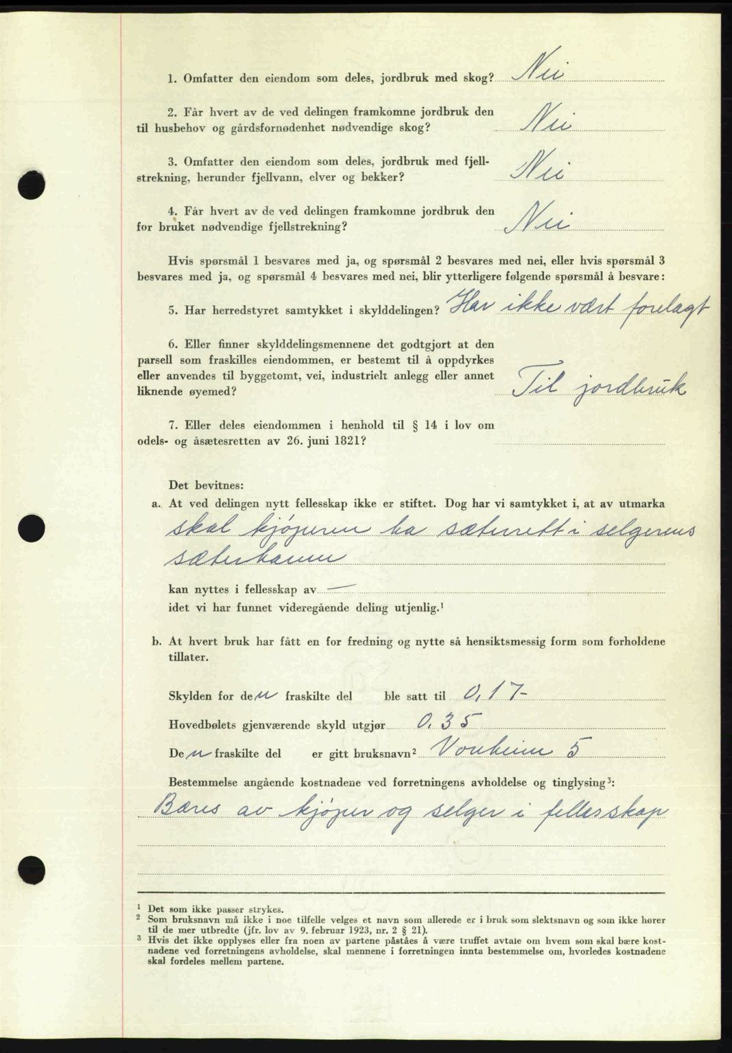 Romsdal sorenskriveri, AV/SAT-A-4149/1/2/2C: Mortgage book no. A22, 1947-1947, Diary no: : 998/1947