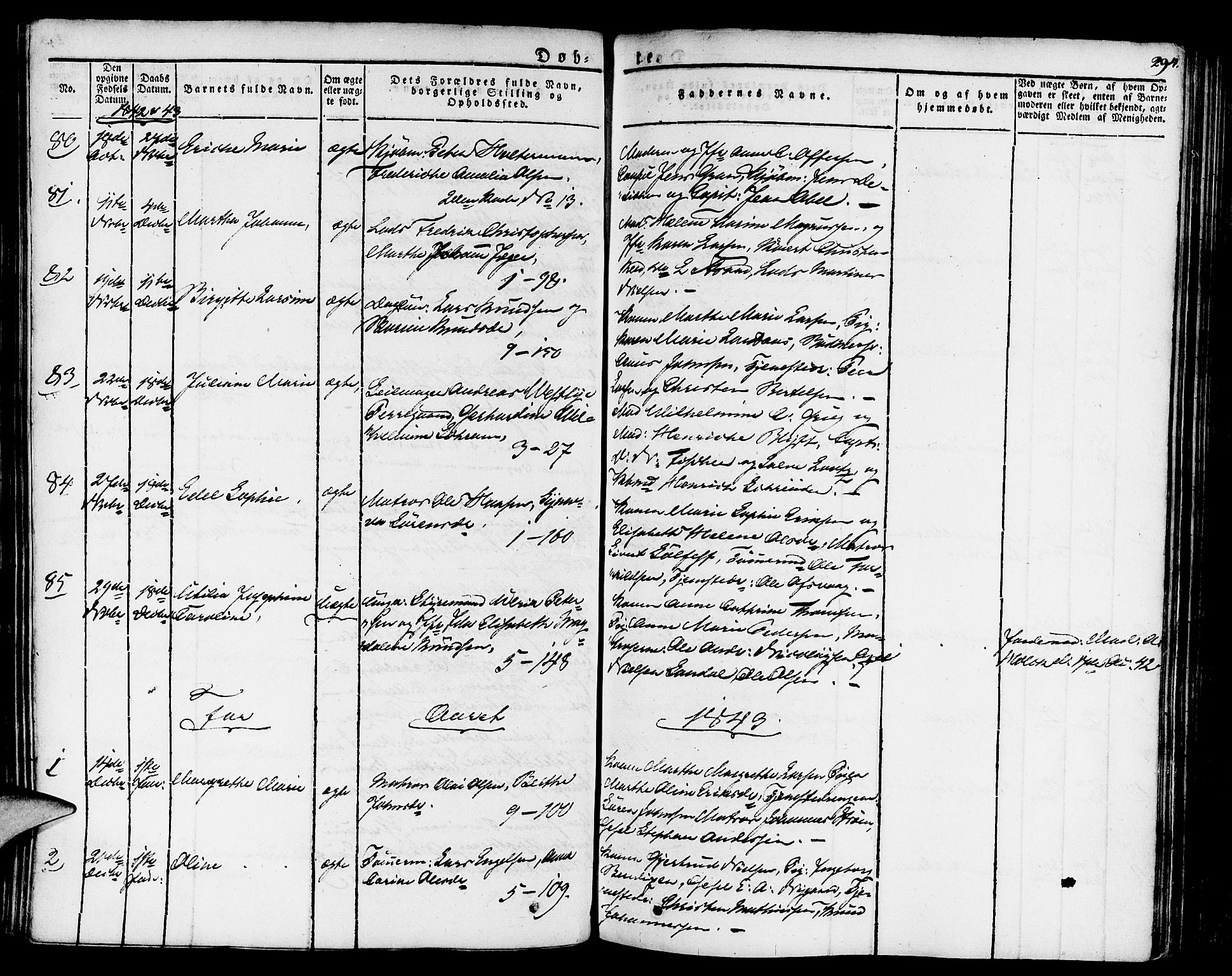 Nykirken Sokneprestembete, SAB/A-77101/H/Haa/L0012: Parish register (official) no. A 12, 1821-1844, p. 294