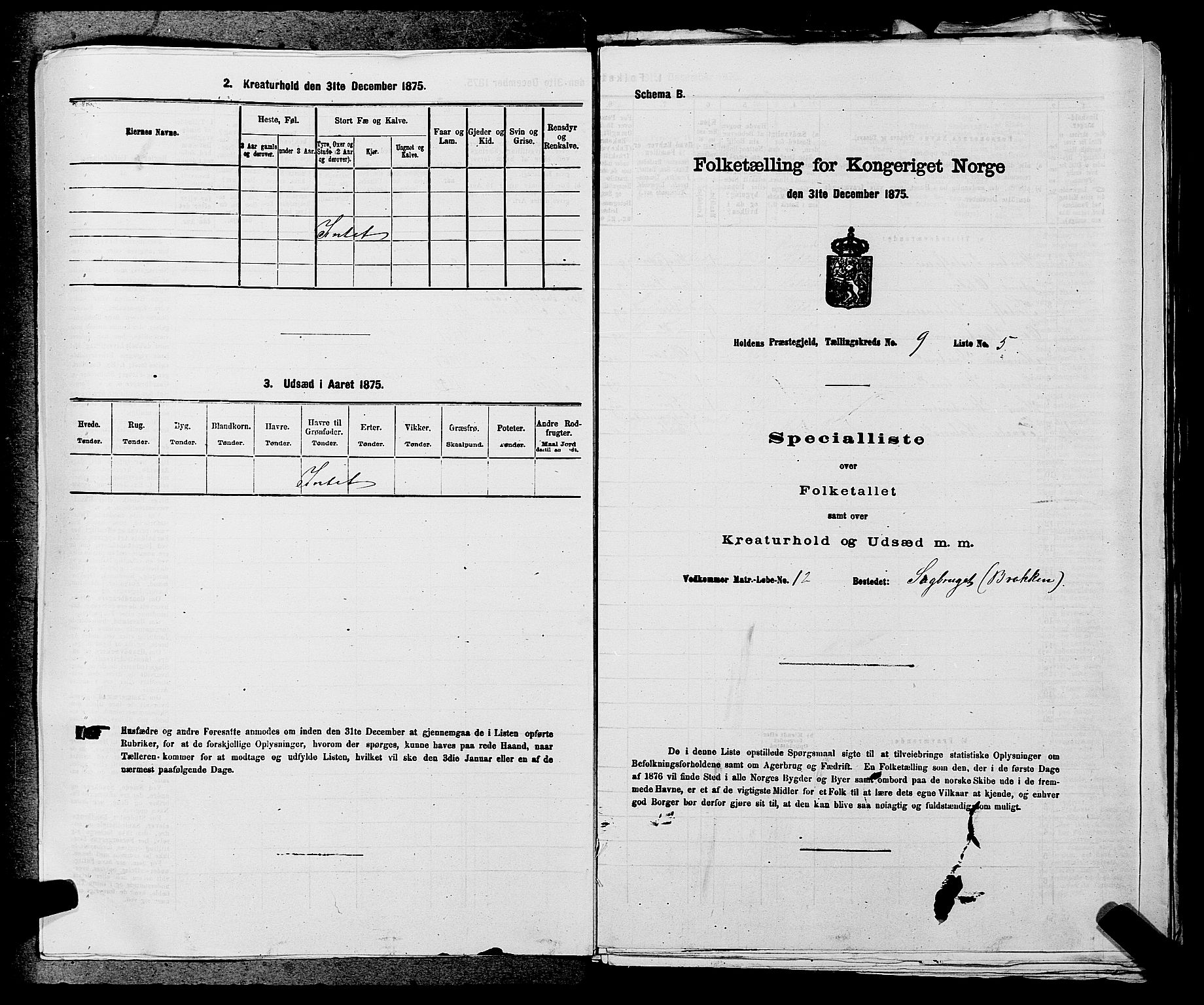 SAKO, 1875 census for 0819P Holla, 1875, p. 1086