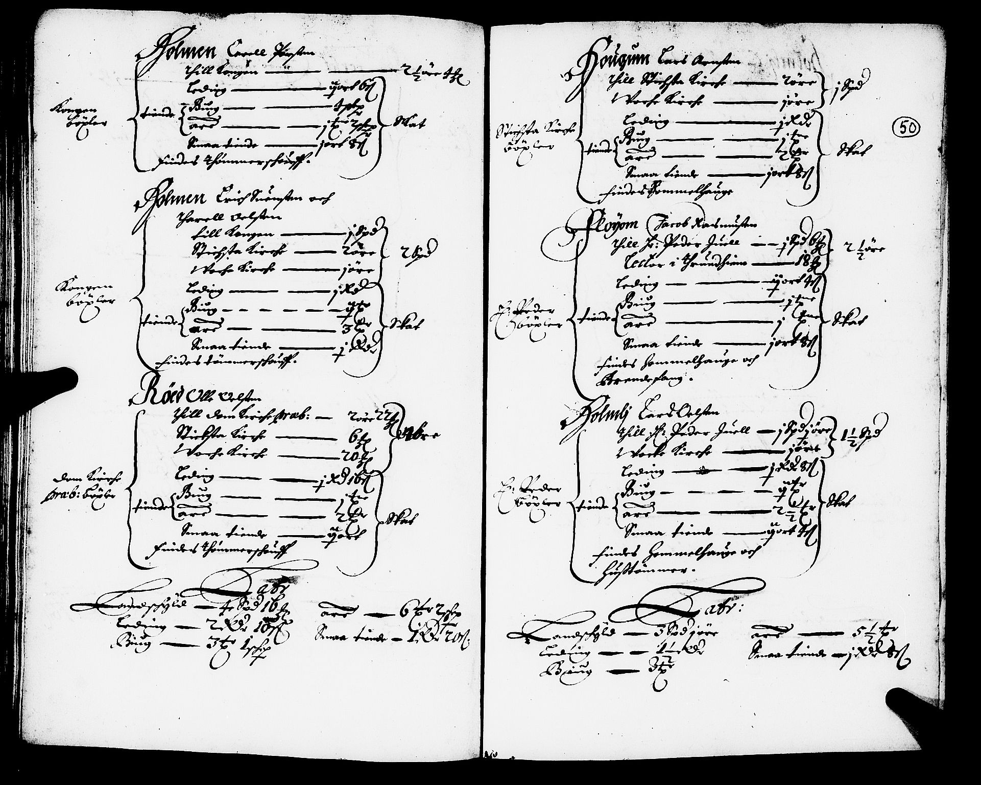 Rentekammeret inntil 1814, Realistisk ordnet avdeling, AV/RA-EA-4070/N/Nb/Nba/L0054: Stjørdal len, 1669, p. 49b-50a