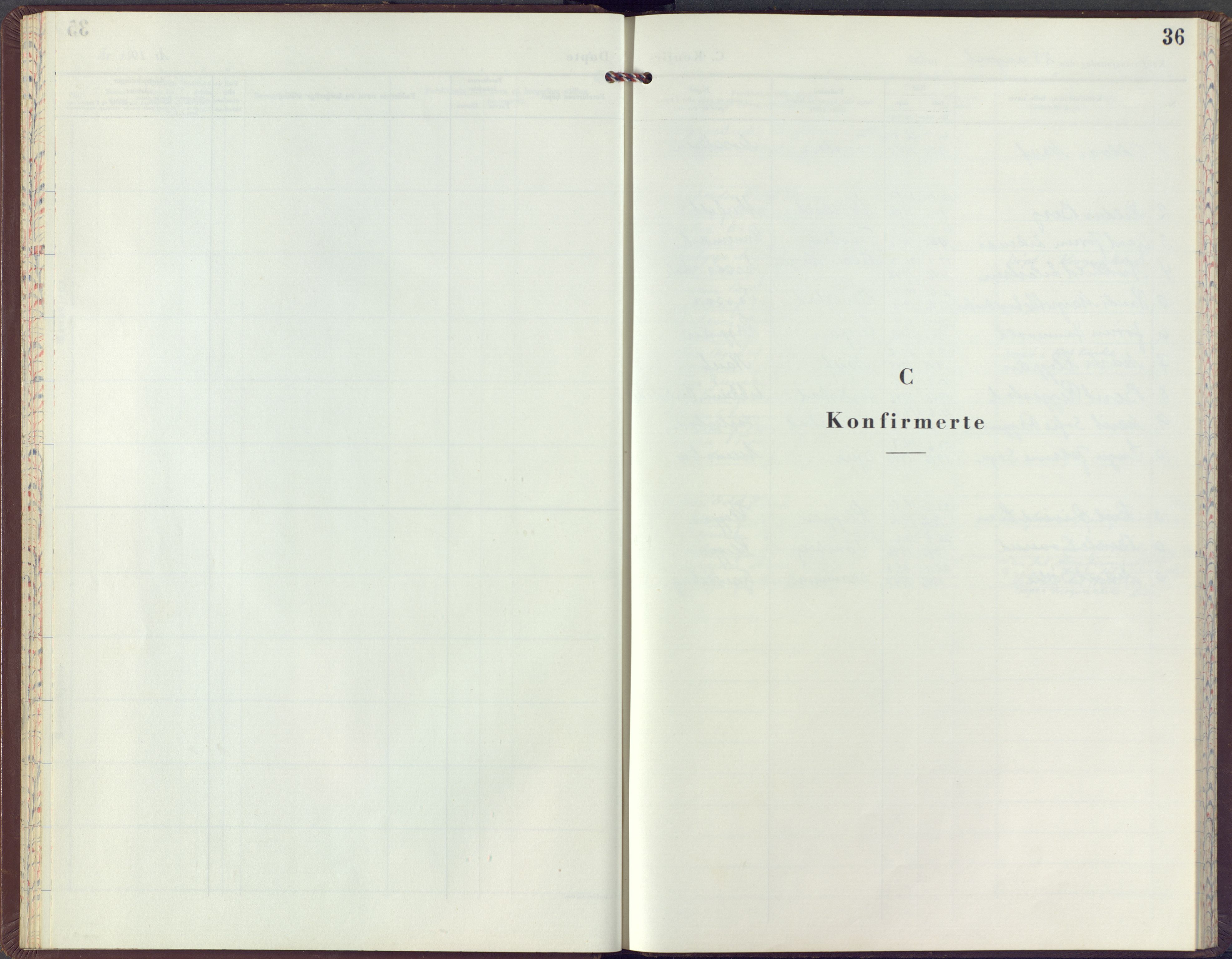 Hof kirkebøker, SAKO/A-64/F/Fb/L0003: Parish register (official) no. II 3, 1959-1978, p. 36