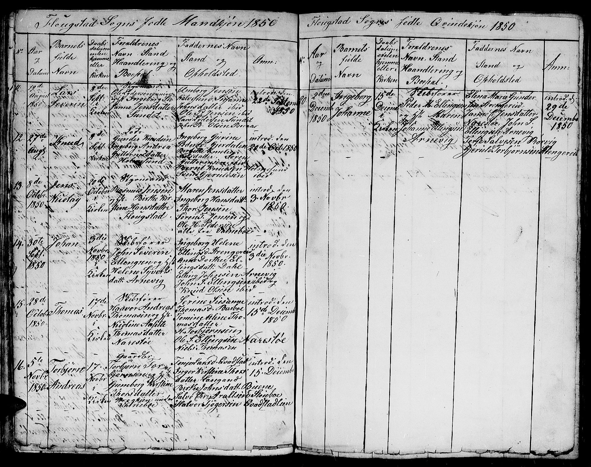 Dypvåg sokneprestkontor, AV/SAK-1111-0007/F/Fb/Fbb/L0001: Parish register (copy) no. B 1, 1816-1850