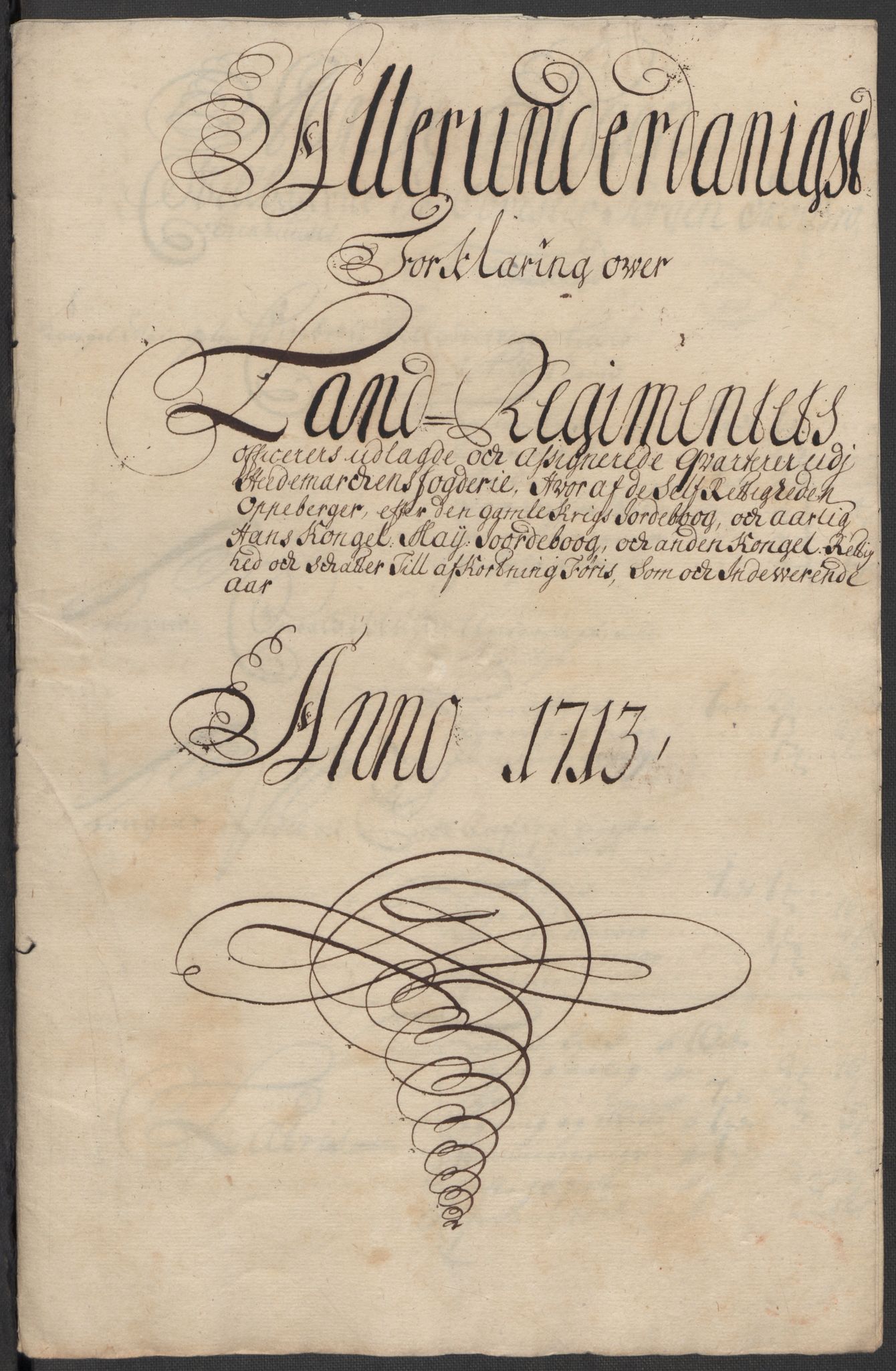Rentekammeret inntil 1814, Reviderte regnskaper, Fogderegnskap, RA/EA-4092/R16/L1050: Fogderegnskap Hedmark, 1713, p. 368
