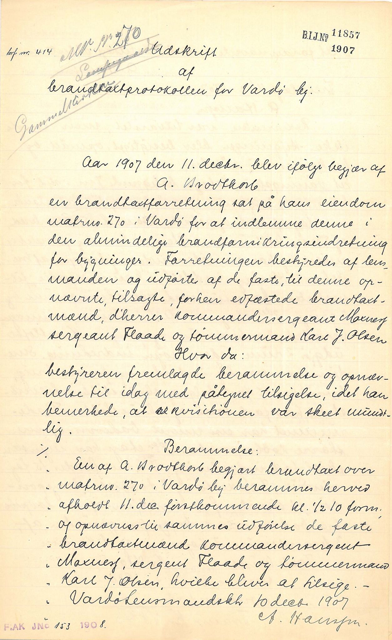 Brodtkorb handel A/S, VAMU/A-0001/Q/Qb/L0001: Skjøter og grunnbrev i Vardø by, 1822-1943, p. 343