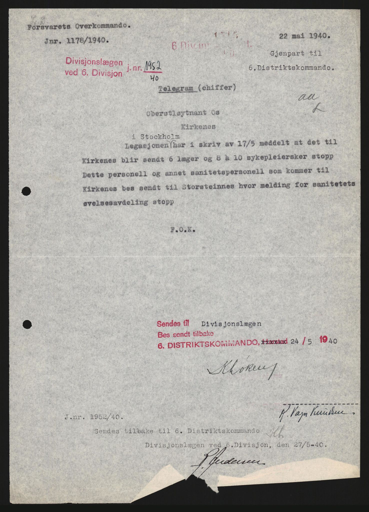 Forsvaret, Forsvarets krigshistoriske avdeling, AV/RA-RAFA-2017/Y/Yb/L0122: II-C-11-600  -  6. Divisjon med avdelinger, 1940, p. 580