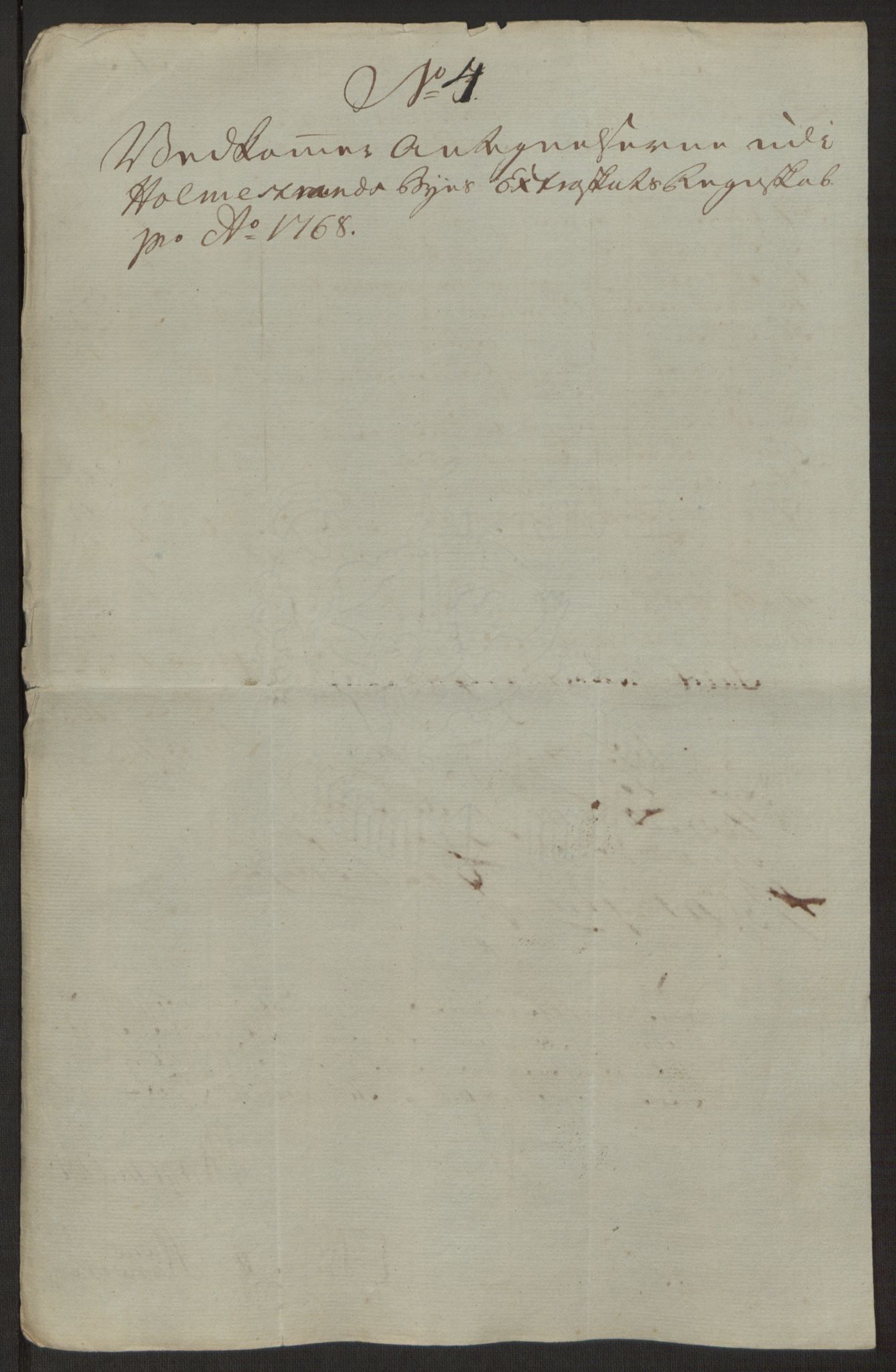 Rentekammeret inntil 1814, Reviderte regnskaper, Byregnskaper, AV/RA-EA-4066/R/Rh/L0163/0001: [H4] Kontribusjonsregnskap / Ekstraskatt, Holmestrand, 1762-1772, p. 396