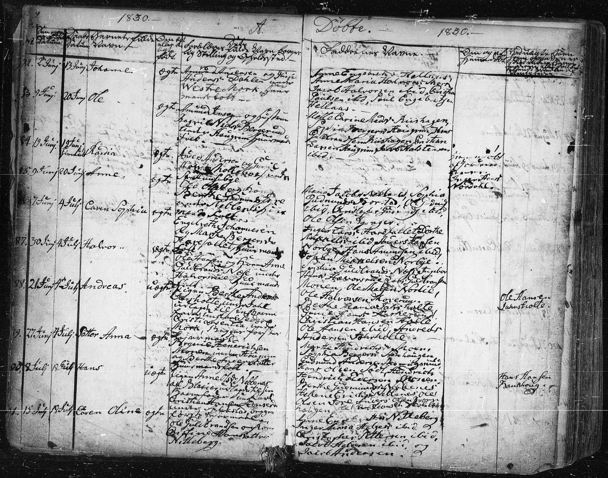 Aurskog prestekontor Kirkebøker, SAO/A-10304a/F/Fa/L0006: Parish register (official) no. I 6, 1829-1853, p. 9