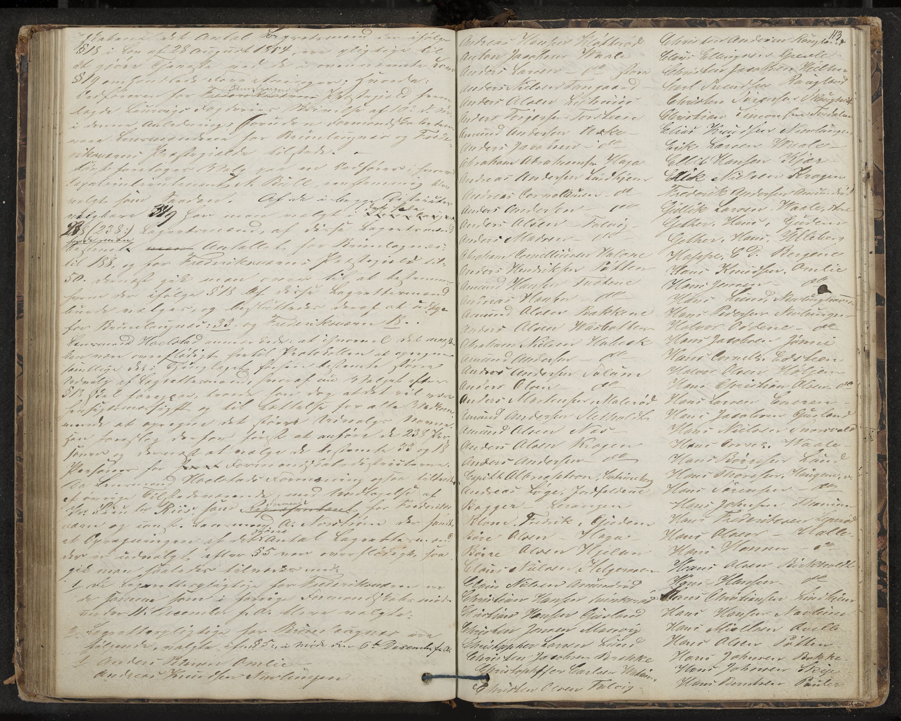 Stavern formannskap og sentraladministrasjon, IKAK/0708021/A/Aa/L0001: Møtebok, 1838-1859, p. 112