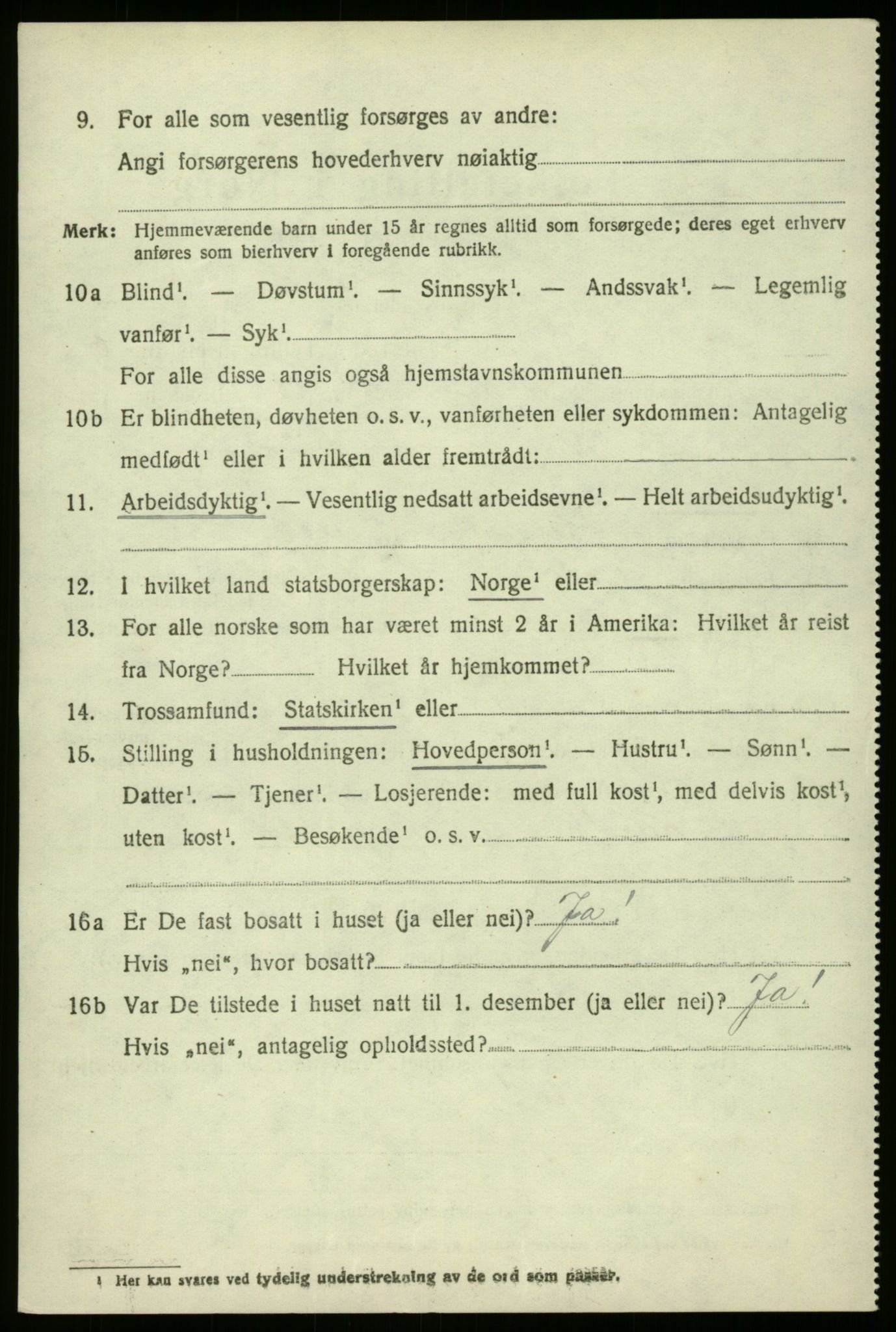 SAB, 1920 census for Fjaler, 1920, p. 3786