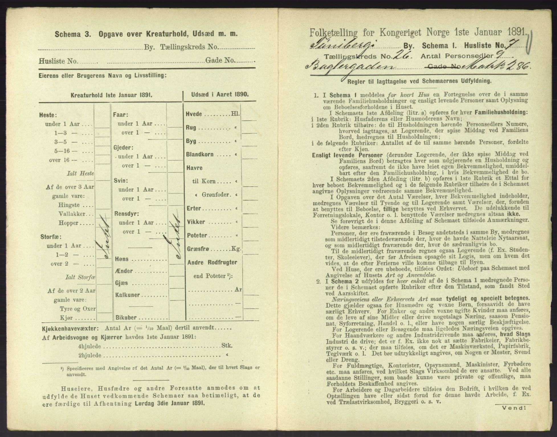 RA, 1891 census for 0705 Tønsberg, 1891, p. 830