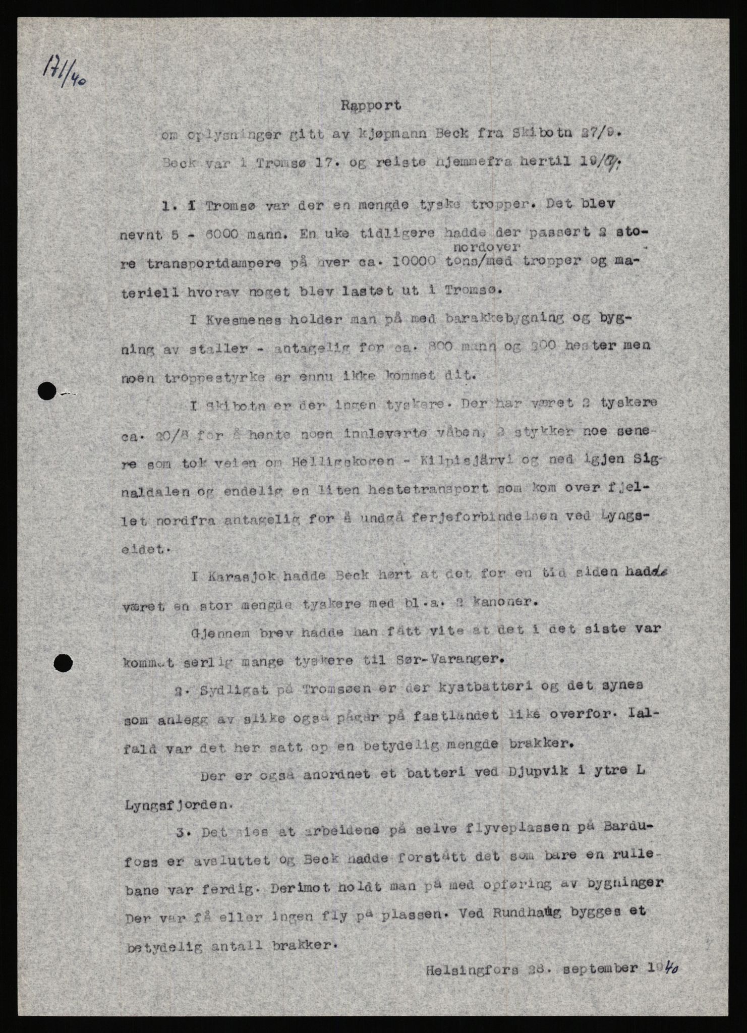 Forsvaret, Forsvarets krigshistoriske avdeling, AV/RA-RAFA-2017/Y/Ya/L0006: II-C-11-11,2 - Utenriksdepartementet.  Legasjonen i Helsingfors., 1940-1946, p. 327