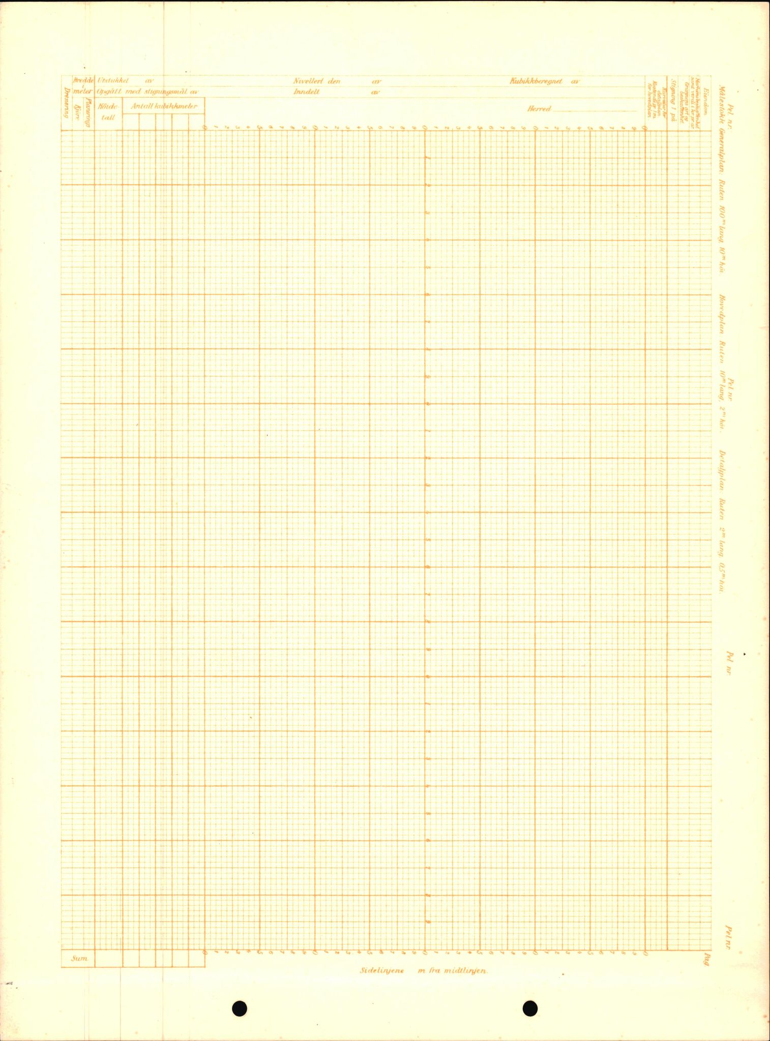 Statens vegvesen, Sogn og Fjordane vegkontor, AV/SAB-A-5301/6/H/H15/H15D/L0007/0001: Profilar / Moskog - Gaular Grense, 1938-1944, p. 2