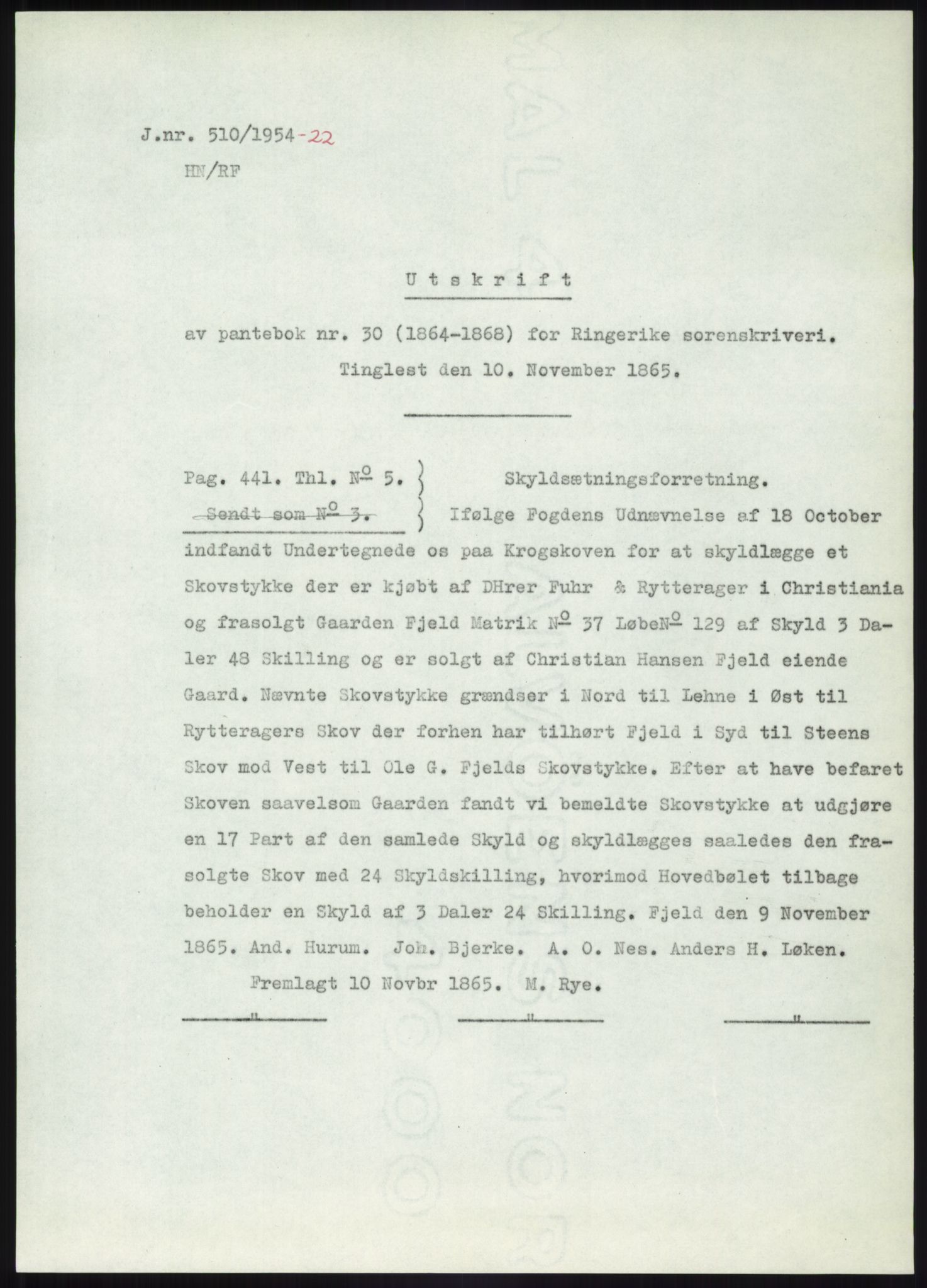 Statsarkivet i Kongsberg, SAKO/A-0001, 1944-1954, p. 152
