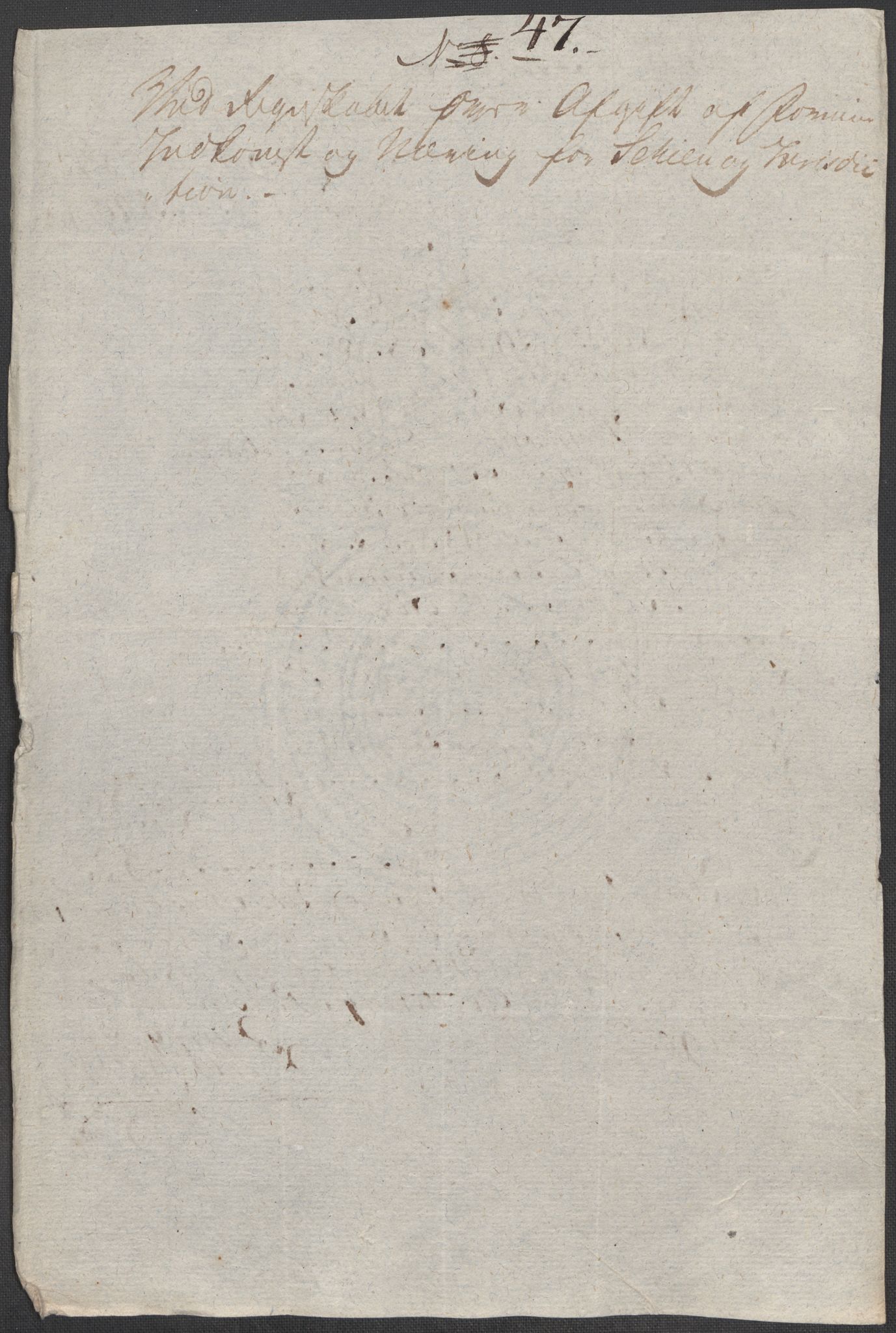 Rentekammeret inntil 1814, Reviderte regnskaper, Mindre regnskaper, AV/RA-EA-4068/Rf/Rfe/L0043: Skien, Solør og Odalen fogderi, 1789, p. 32