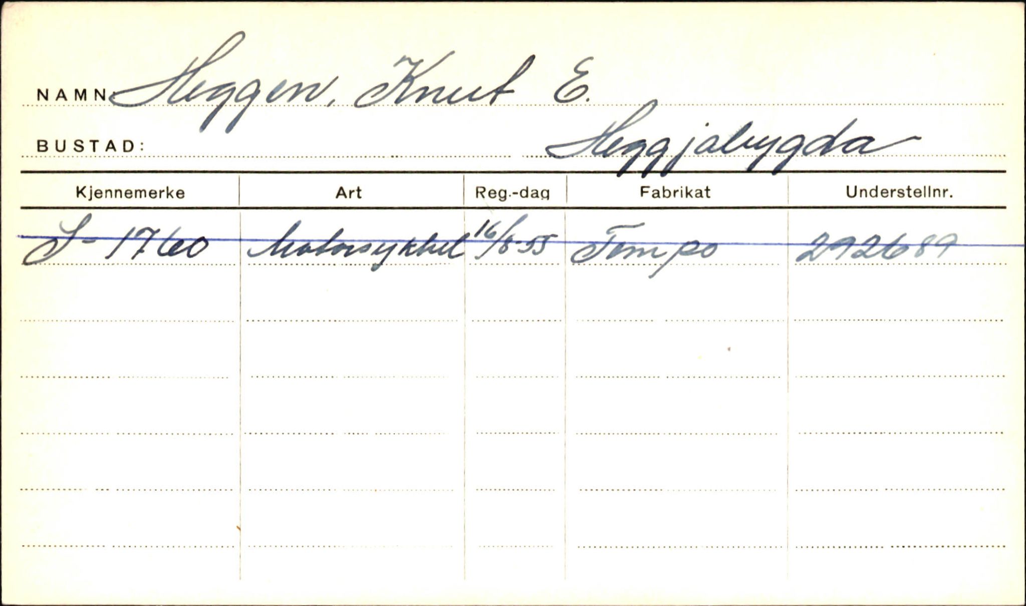 Statens vegvesen, Sogn og Fjordane vegkontor, SAB/A-5301/4/F/L0001A: Eigarregister Fjordane til 1.6.1961, 1930-1961, p. 282