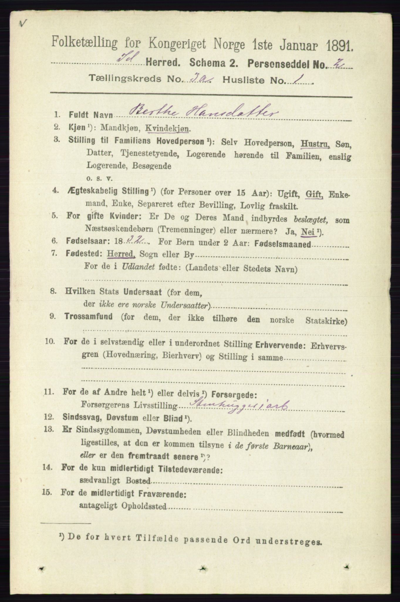 RA, 1891 census for 0117 Idd, 1891, p. 2149