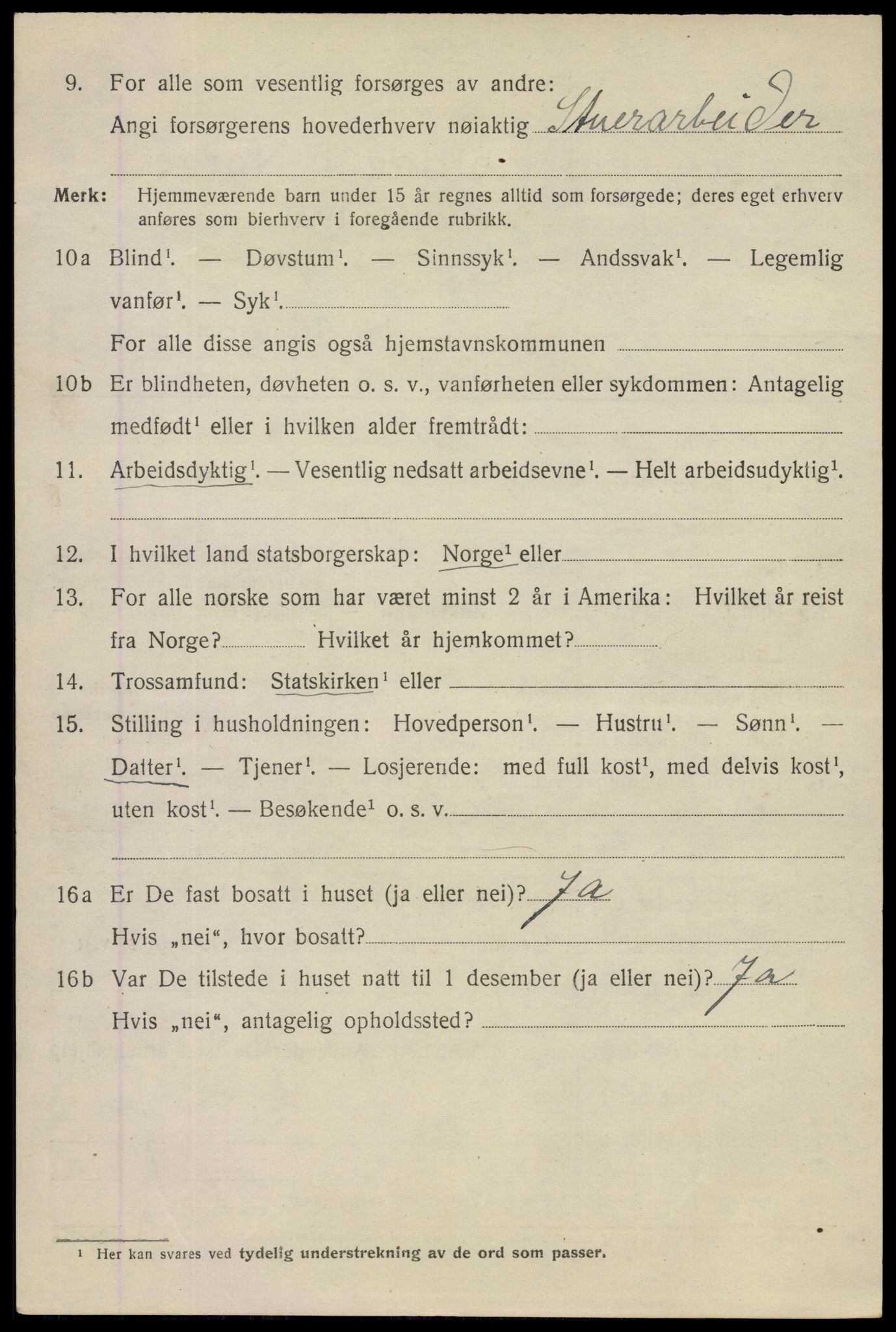 SAO, 1920 census for Fredrikstad, 1920, p. 19634