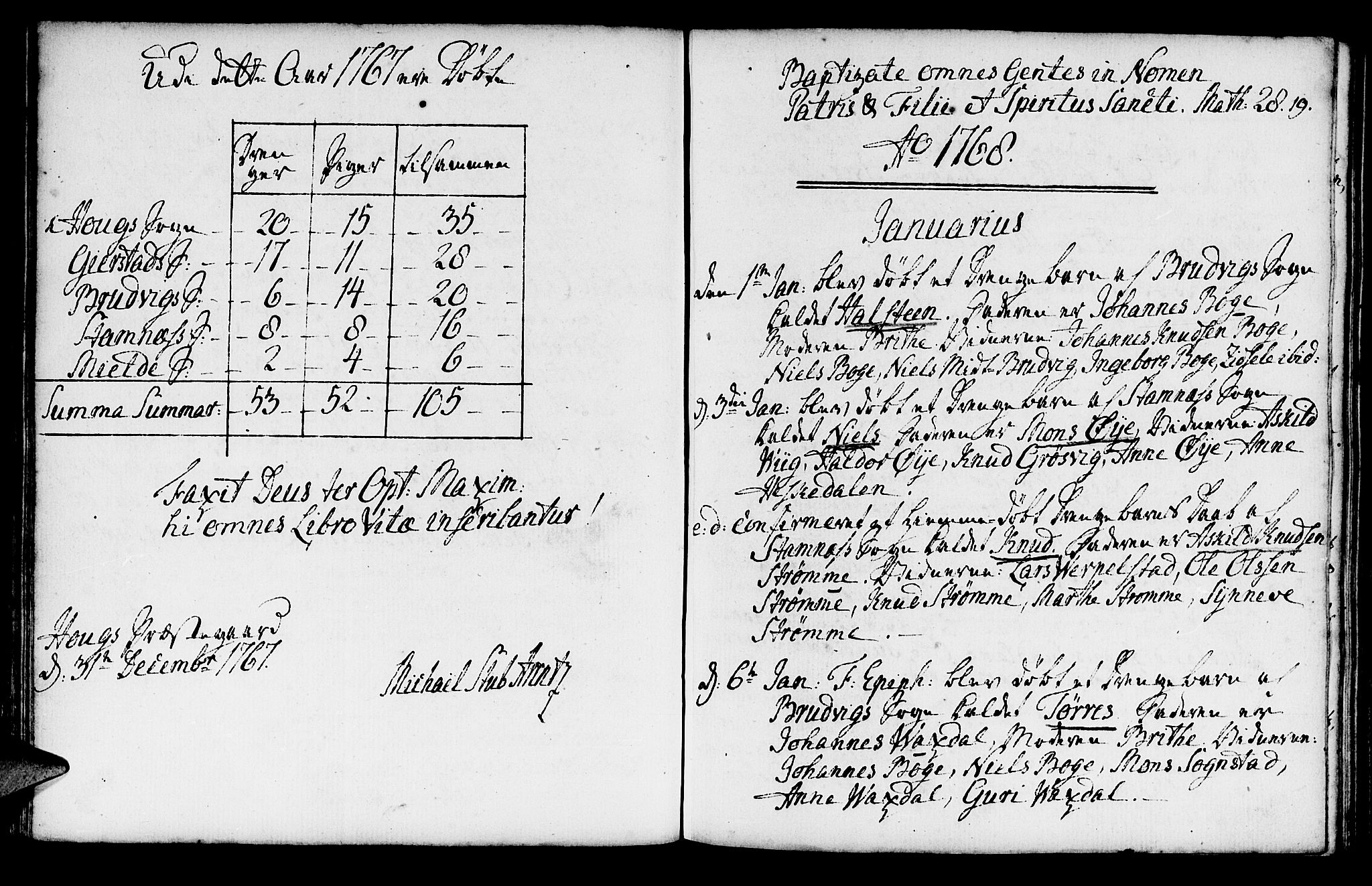 Haus sokneprestembete, AV/SAB-A-75601/H/Haa: Parish register (official) no. A 8, 1754-1769, p. 118