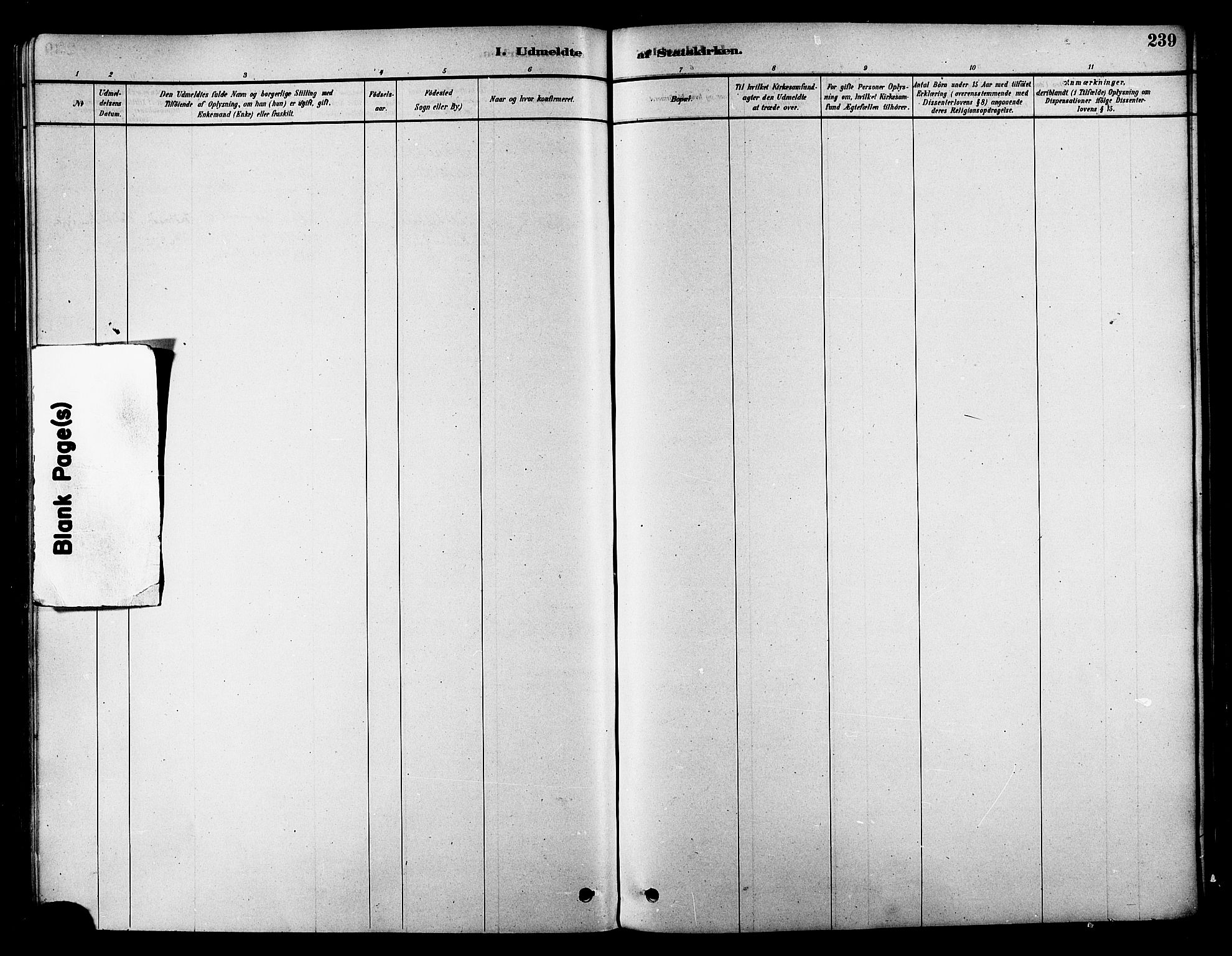 Skjervøy sokneprestkontor, AV/SATØ-S-1300/H/Ha/Haa/L0009kirke: Parish register (official) no. 9, 1878-1887, p. 239