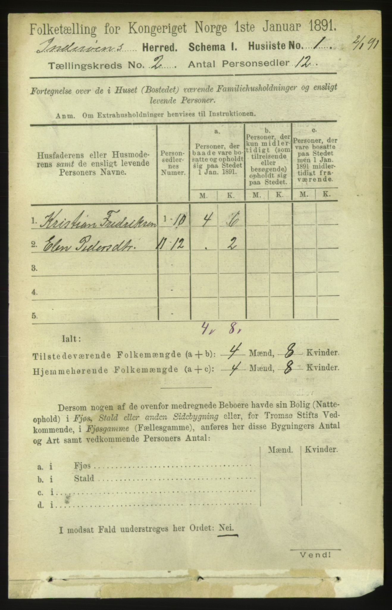 RA, 1891 census for 1729 Inderøy, 1891, p. 1184